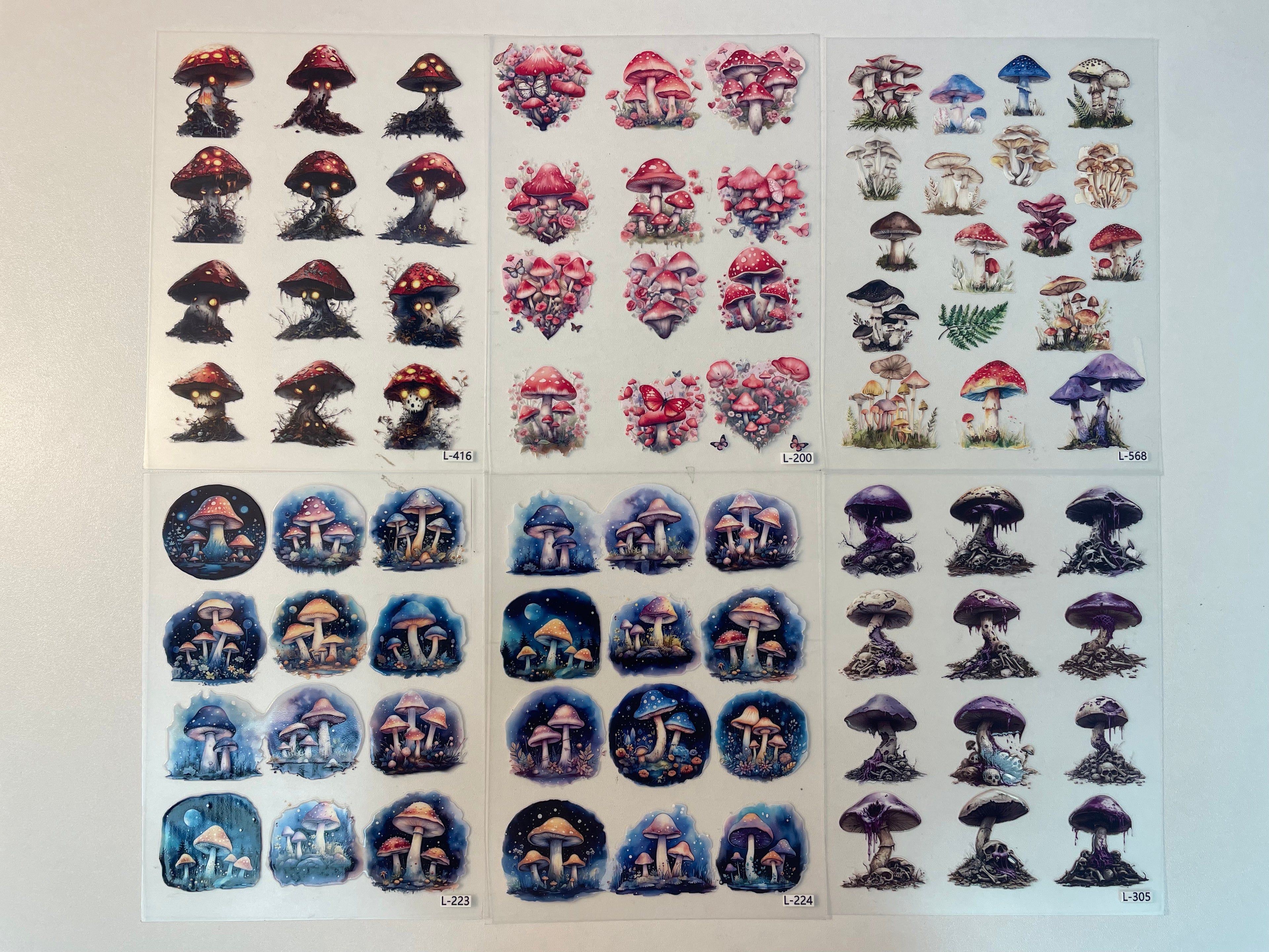 3D embossed stickers (A5 size, 15cm*20cm)