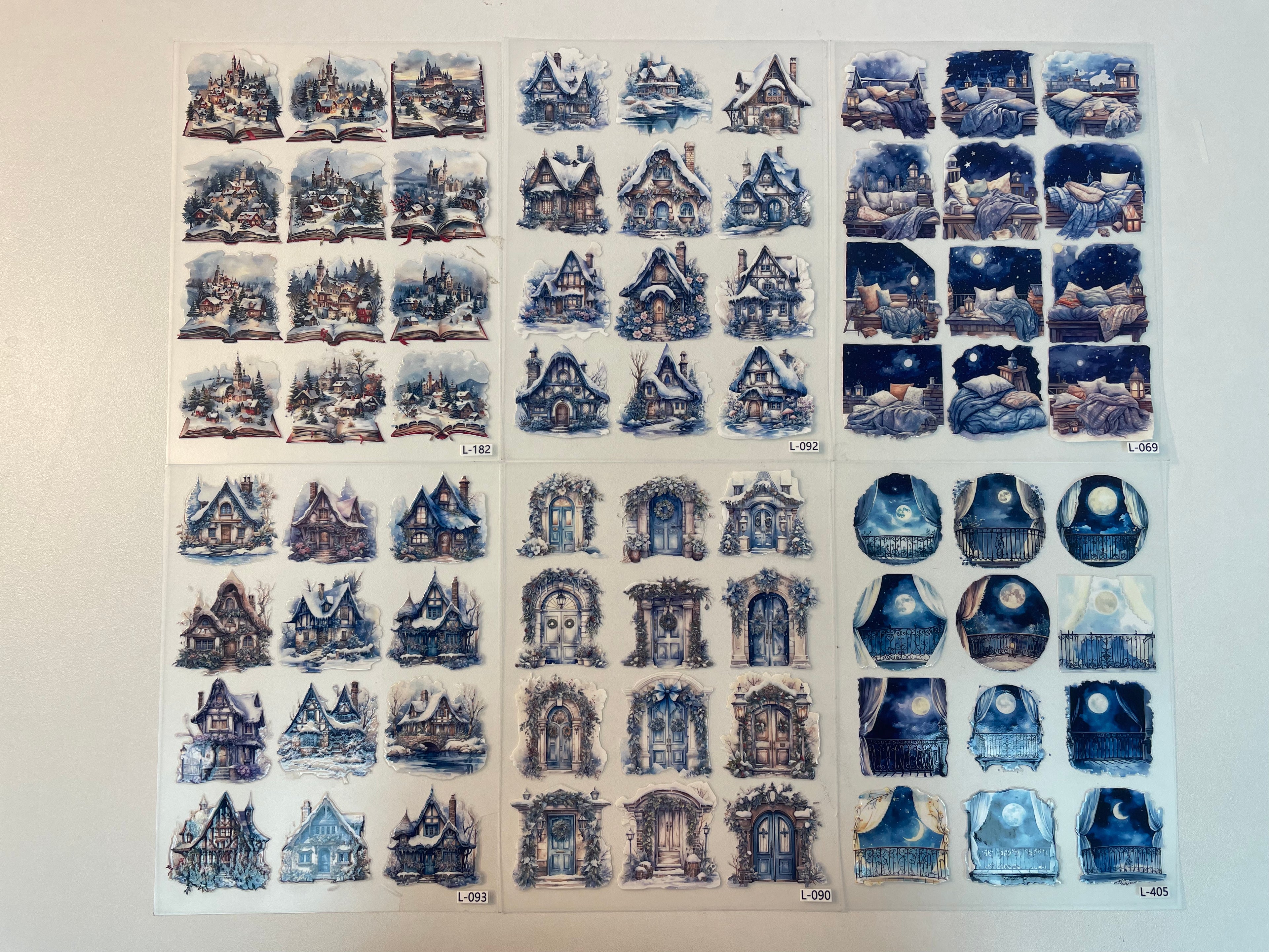 3D embossed stickers (A5 size, 15cm*20cm)