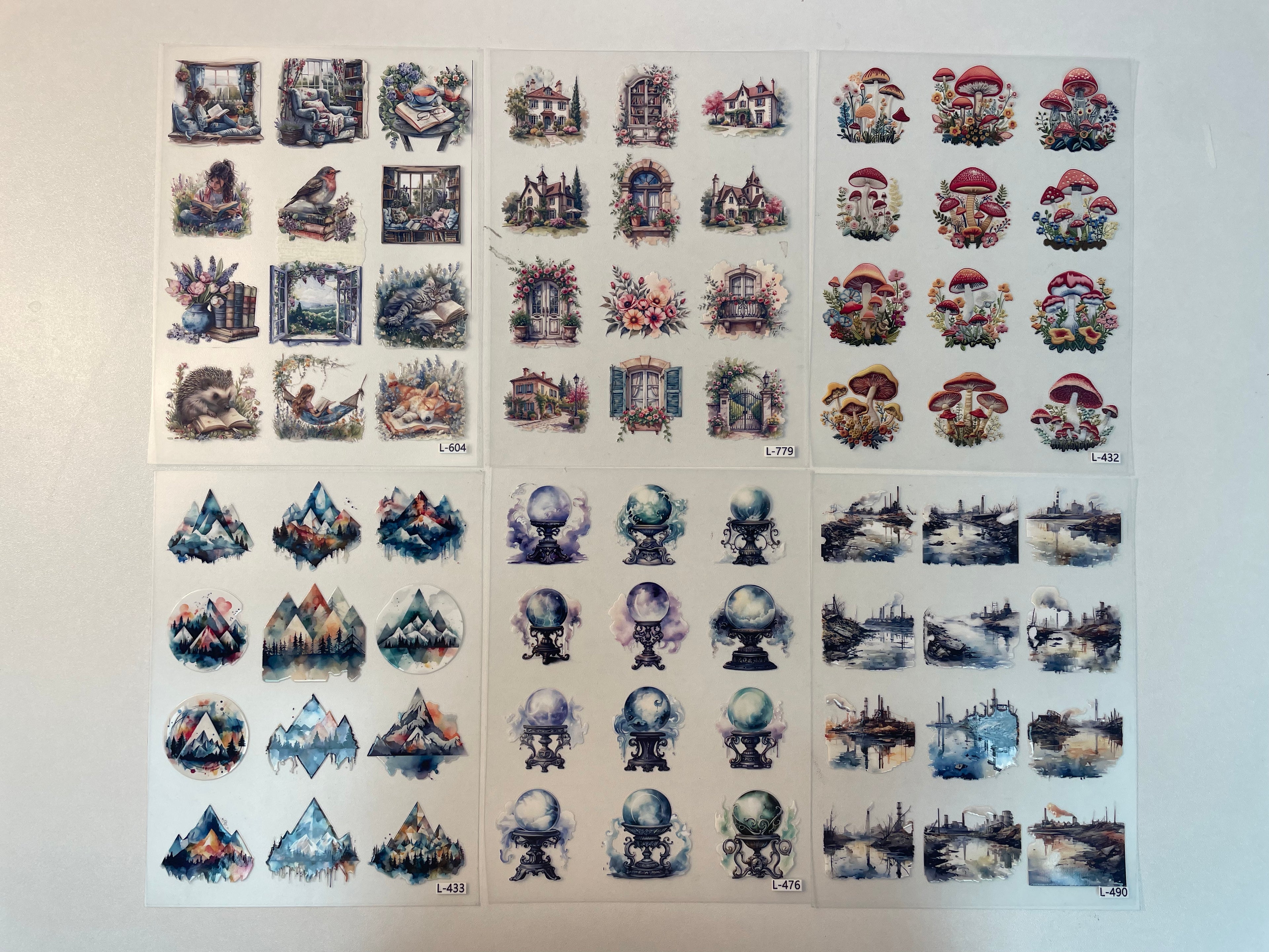 3D embossed stickers (A5 size, 15cm*20cm)