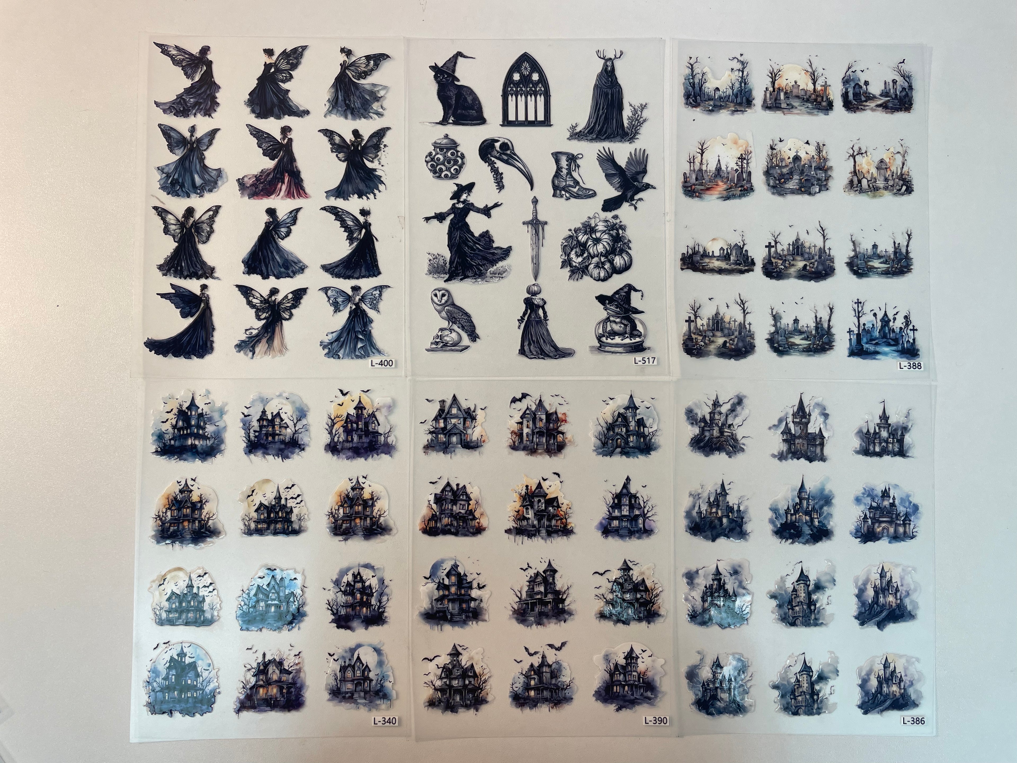 3D embossed stickers (A5 size, 15cm*20cm)