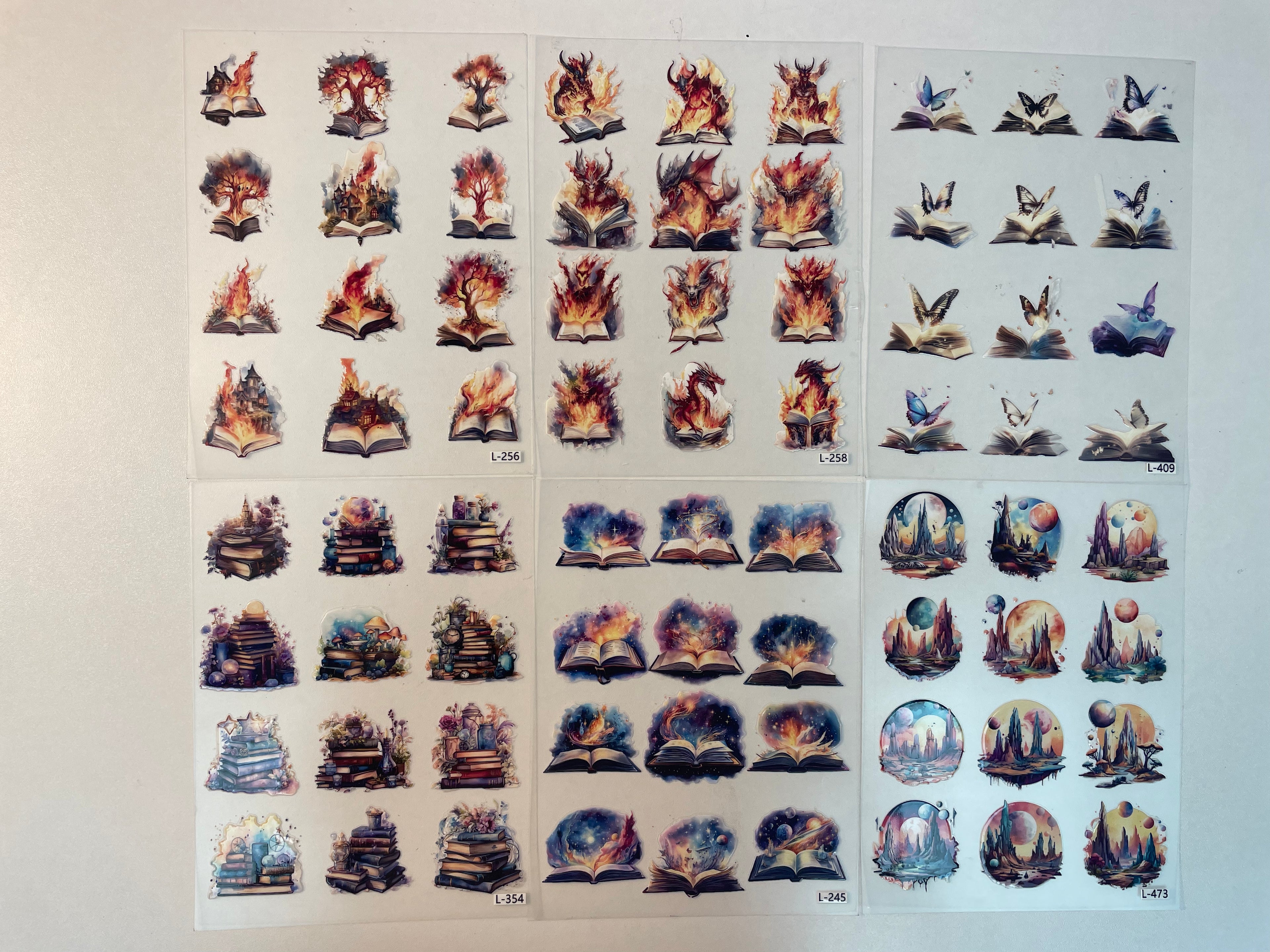 3D embossed stickers (A5 size, 15cm*20cm)