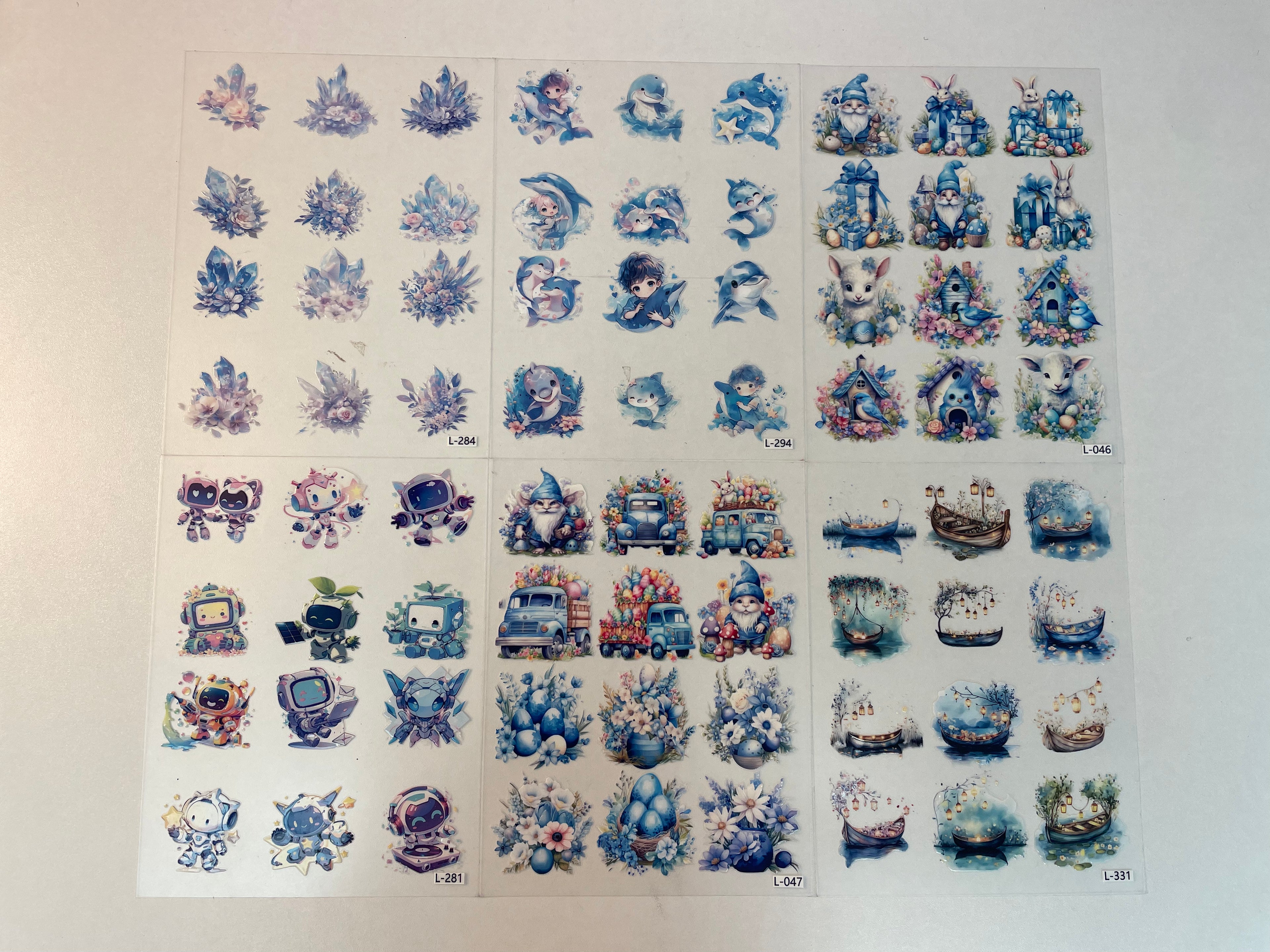 3D embossed stickers (A5 size, 15cm*20cm)