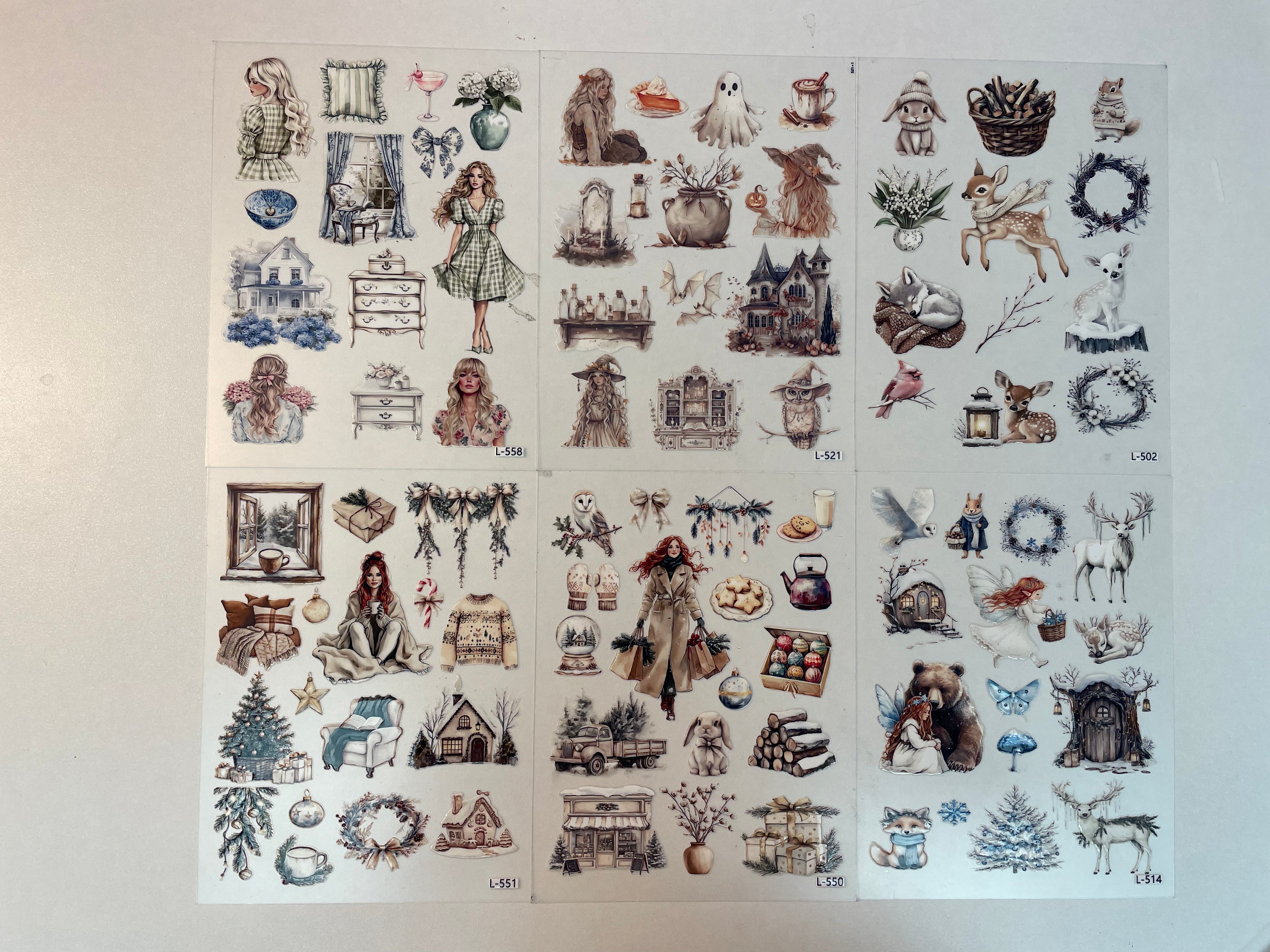 3D embossed stickers (A5 size, 15cm*20cm)