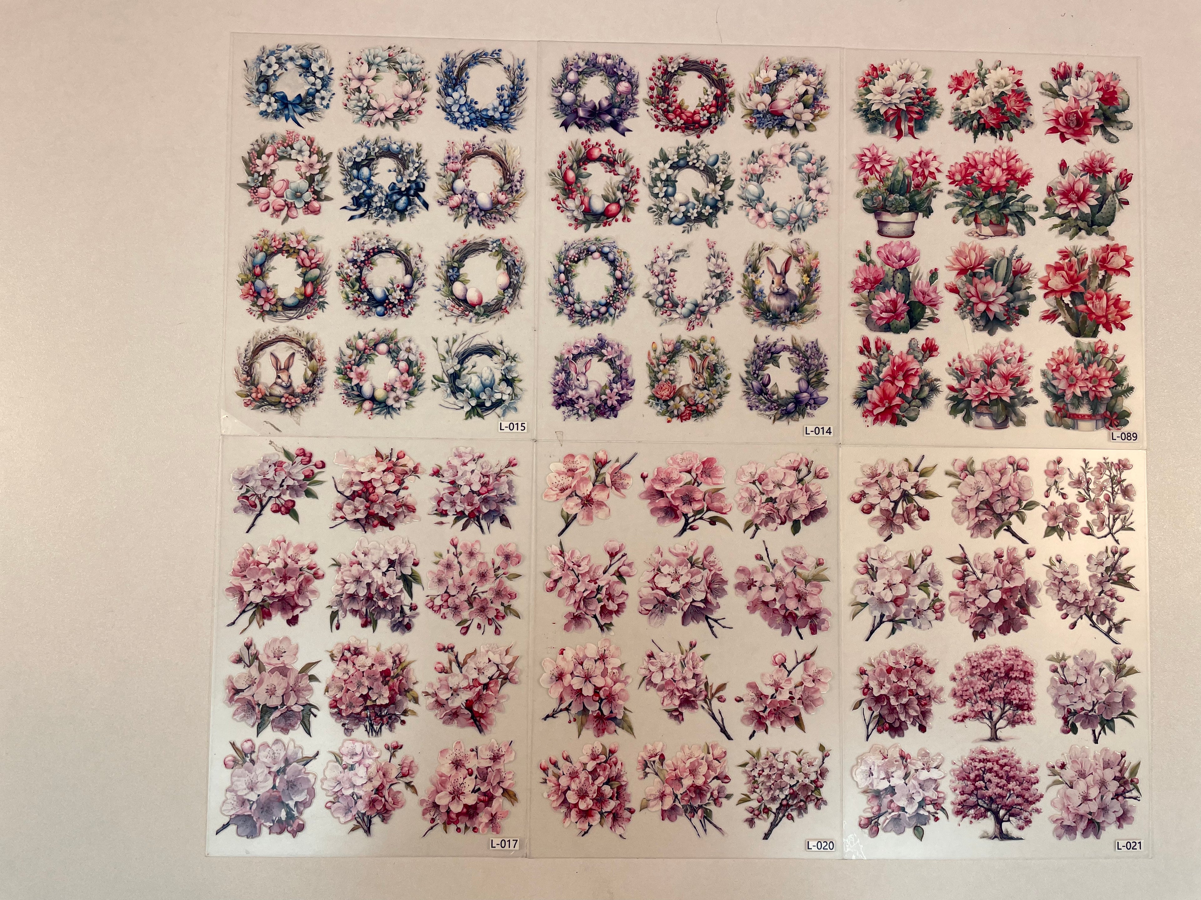 3D embossed stickers (A5 size, 15cm*20cm)
