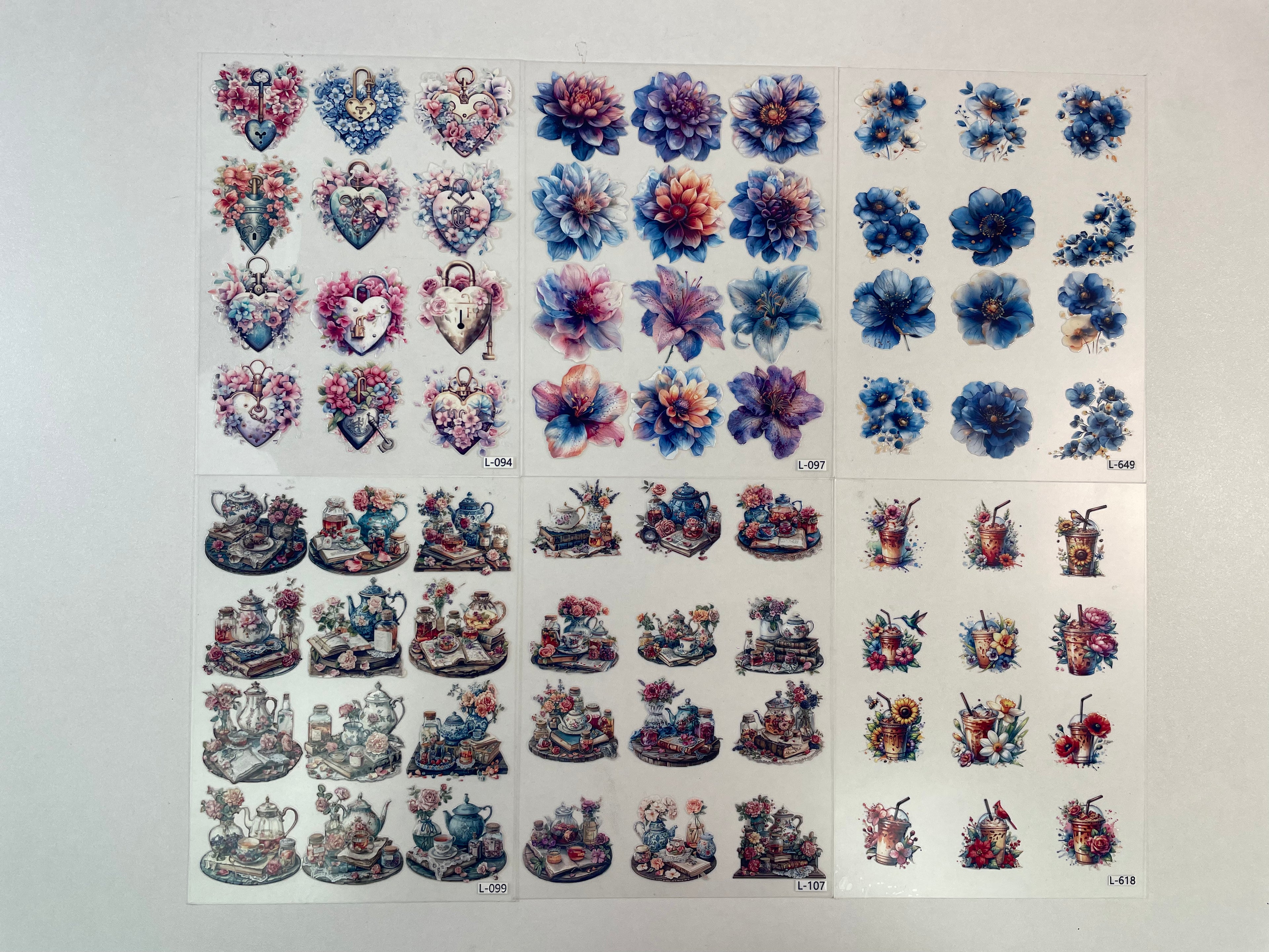 3D embossed stickers (A5 size, 15cm*20cm)