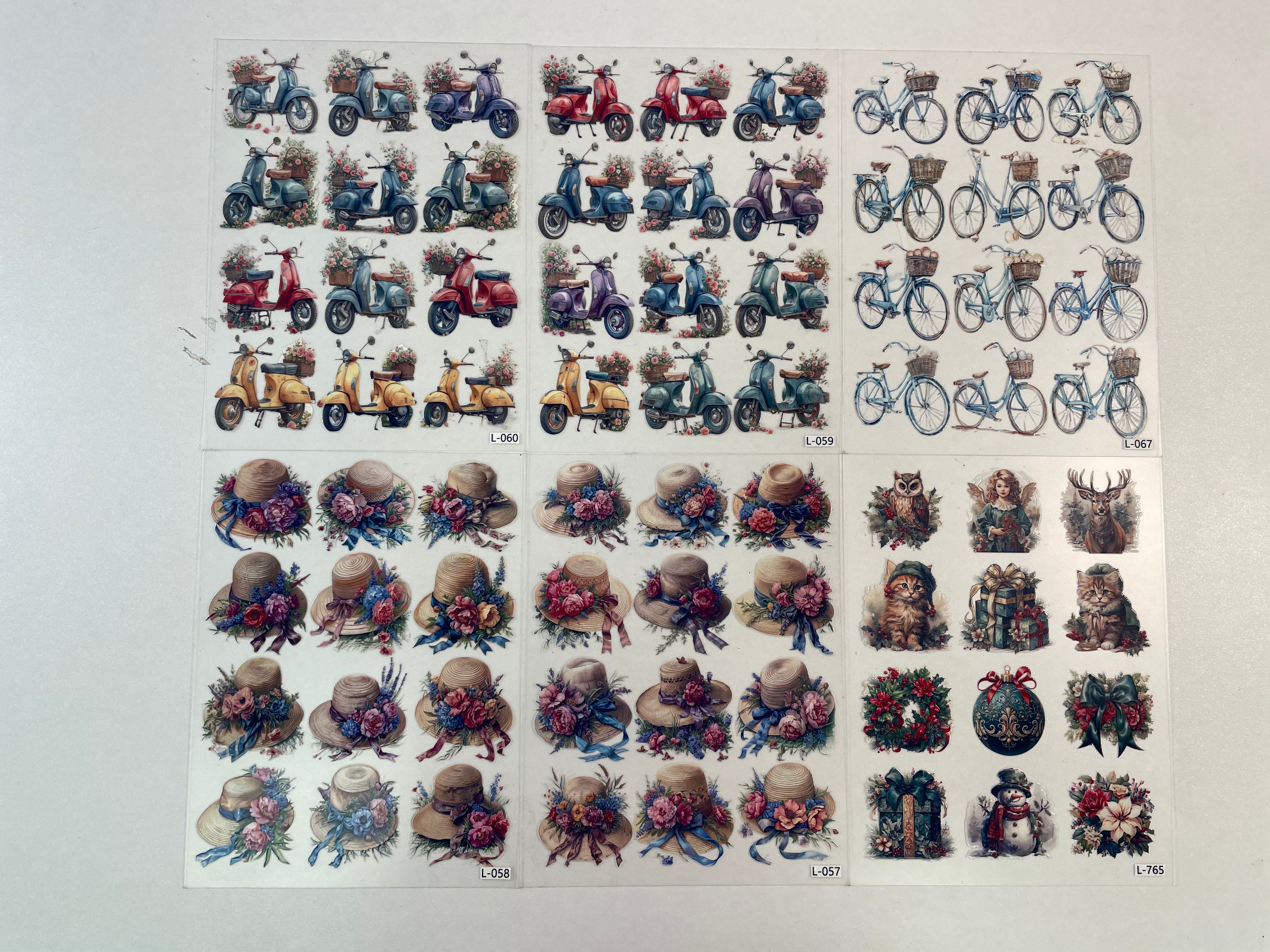 3D embossed stickers (A5 size, 15cm*20cm)