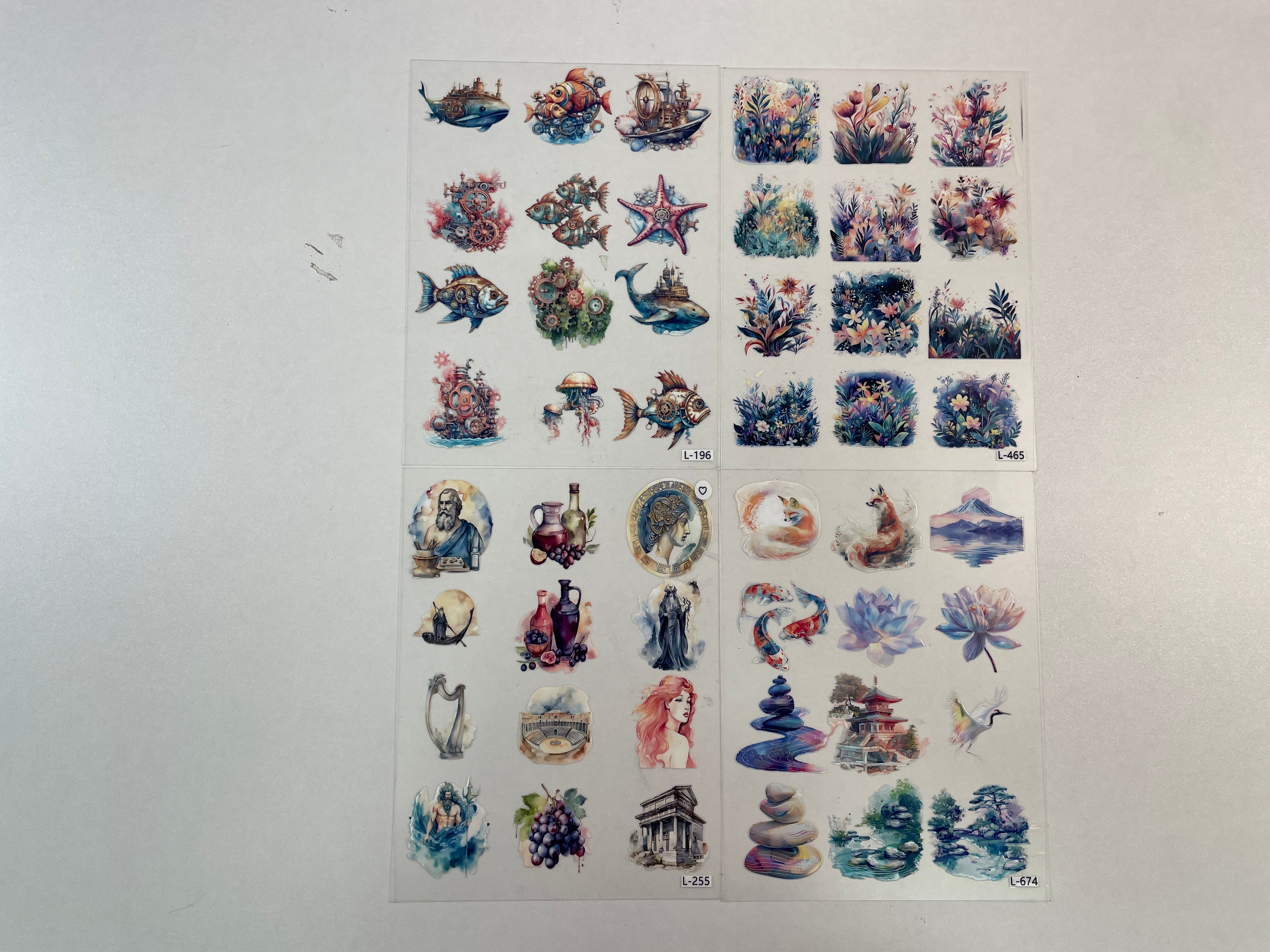 3D embossed stickers (A5 size, 15cm*20cm)