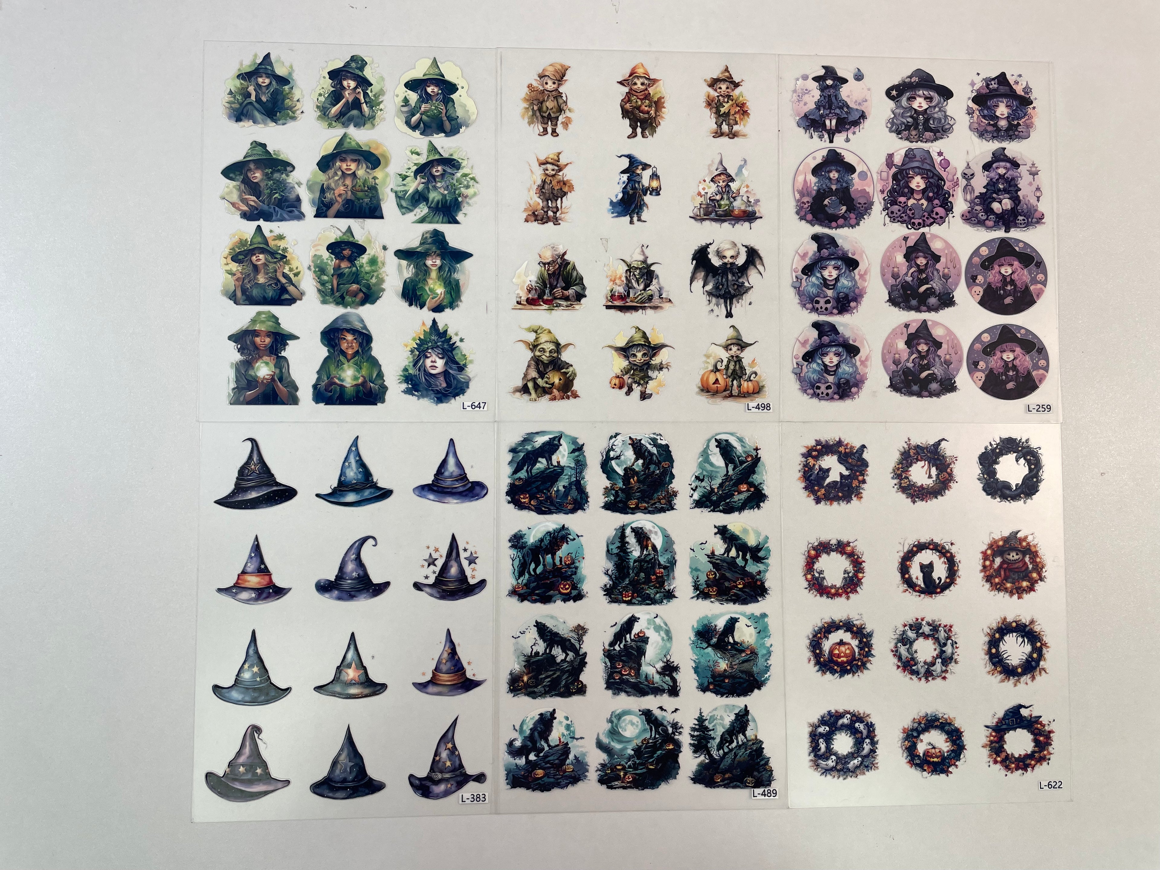 3D embossed stickers (A5 size, 15cm*20cm)