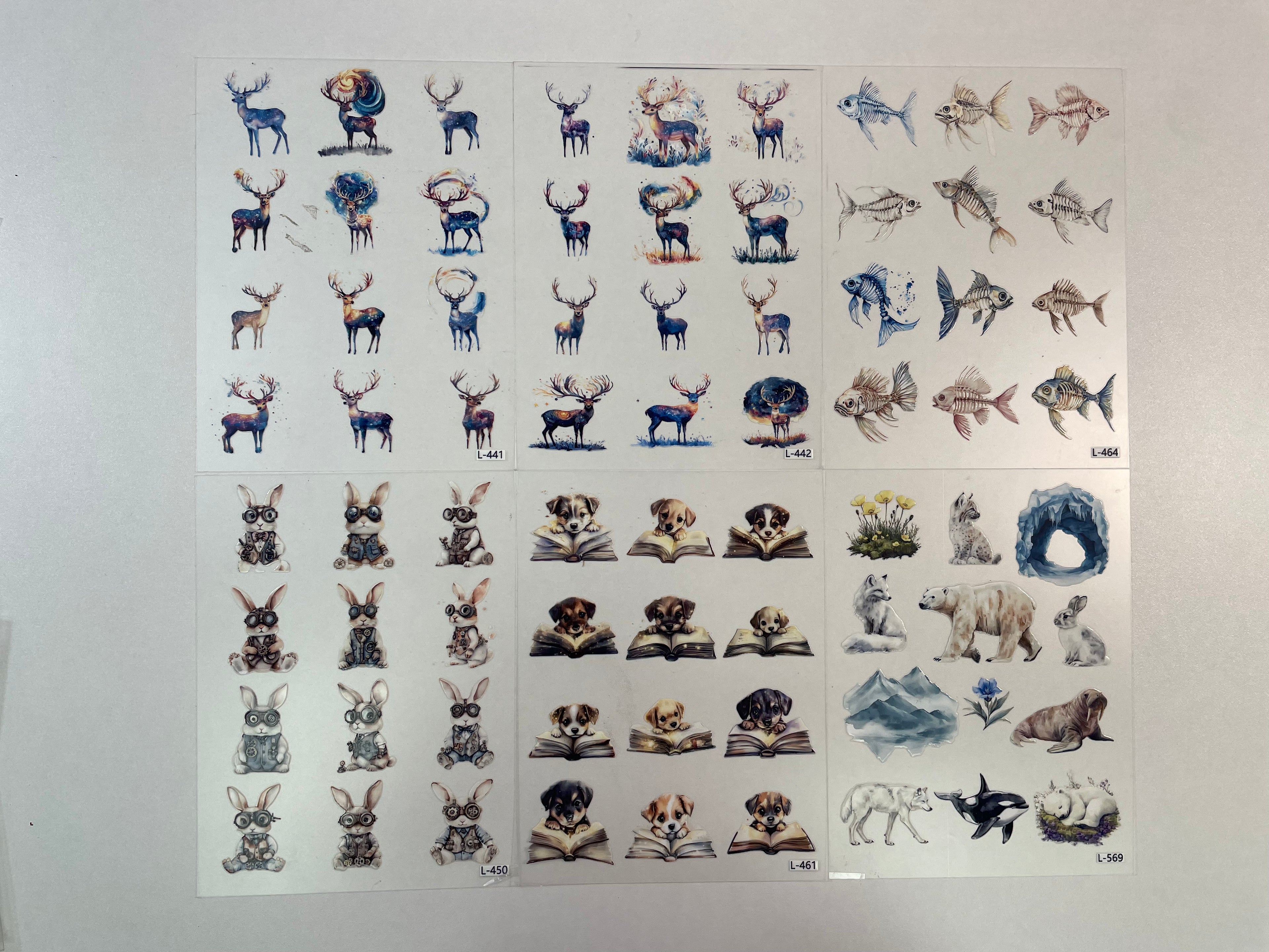 3D embossed stickers (A5 size, 15cm*20cm)