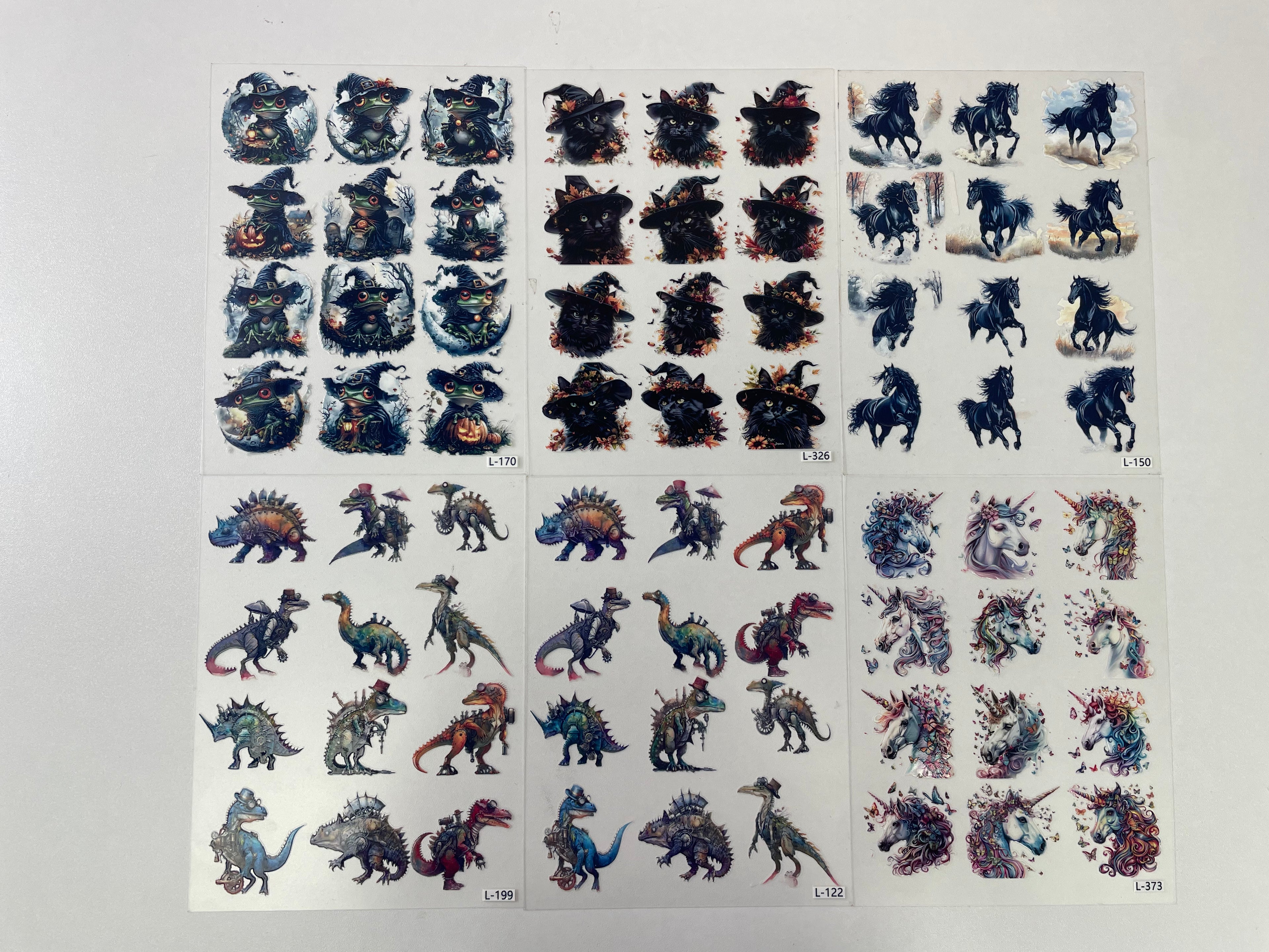 3D embossed stickers (A5 size, 15cm*20cm)
