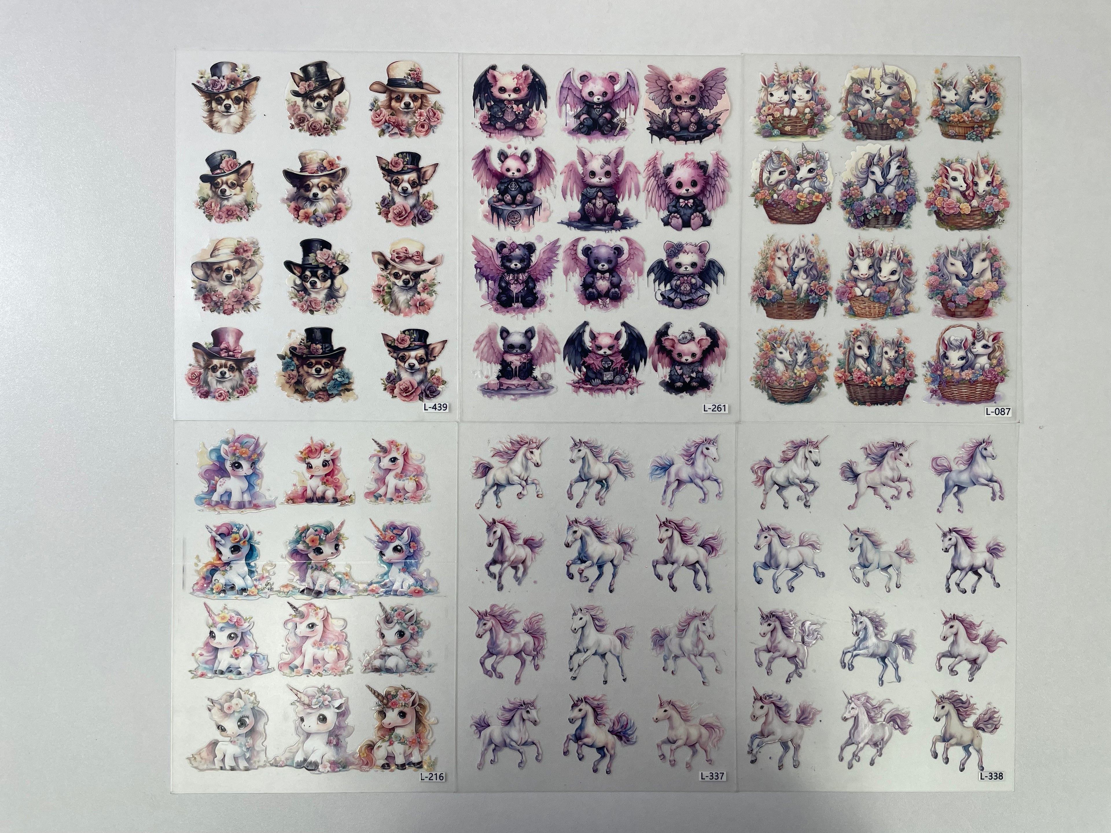3D embossed stickers (A5 size, 15cm*20cm)