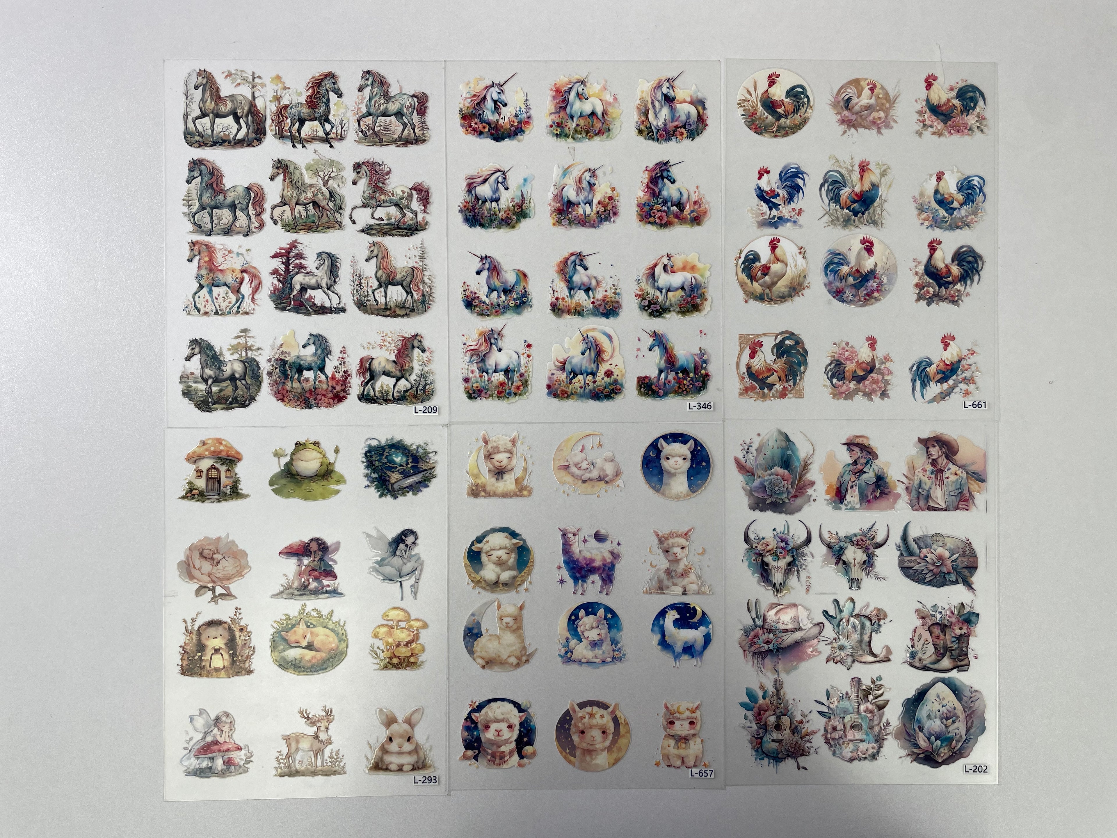 3D embossed stickers (A5 size, 15cm*20cm)