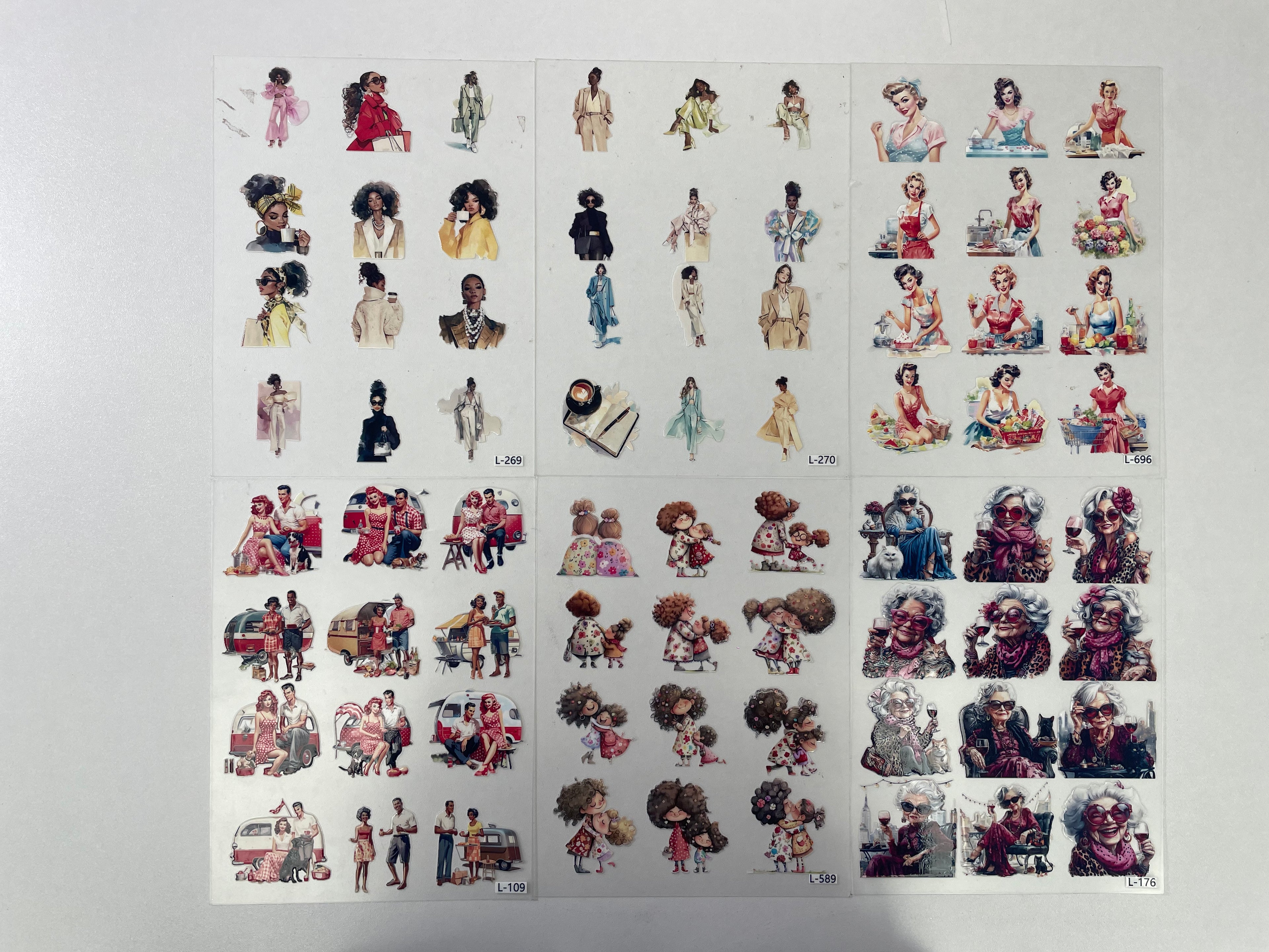 3D embossed stickers (A5 size, 15cm*20cm)