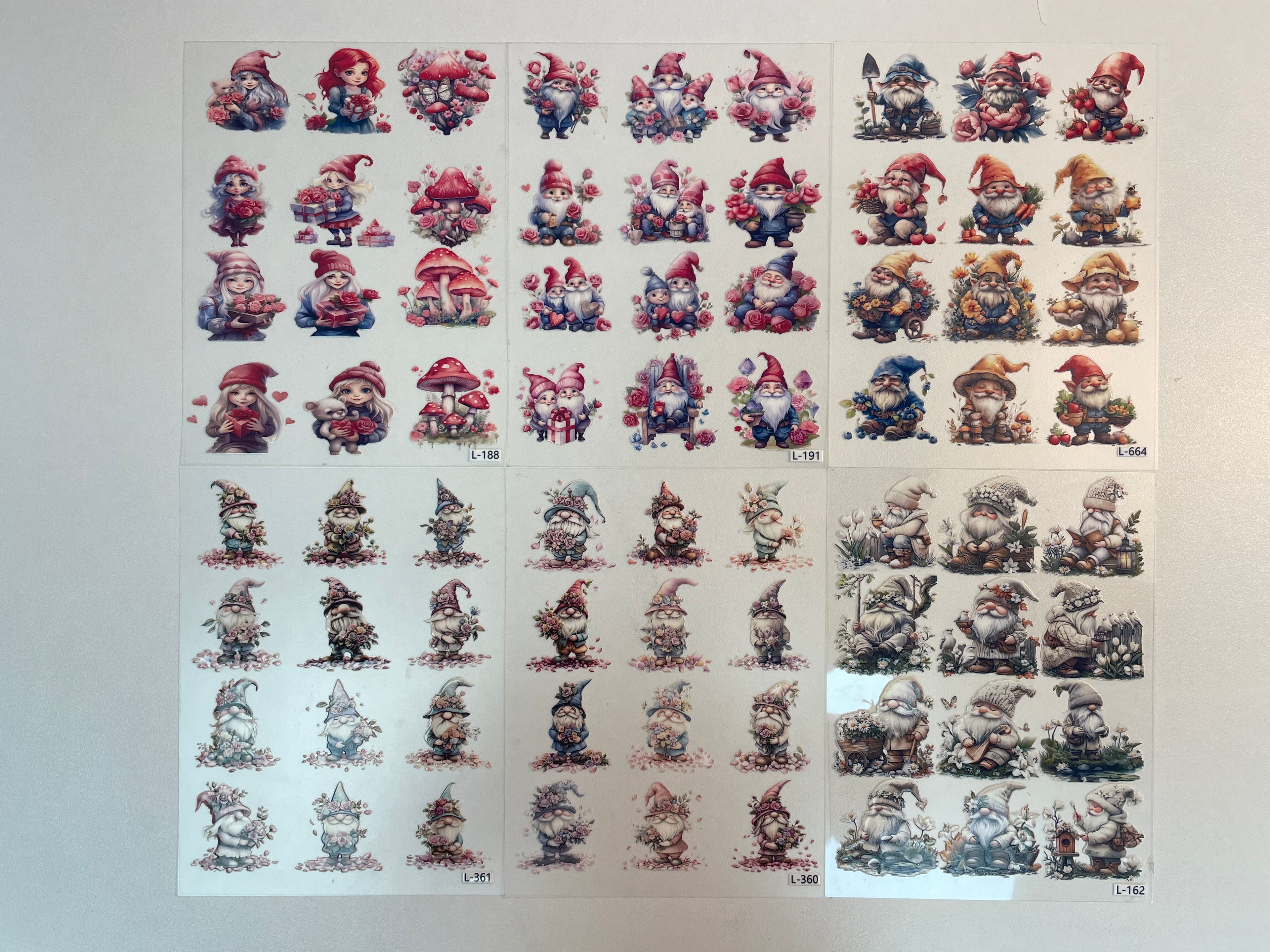 3D embossed stickers (A5 size, 15cm*20cm)