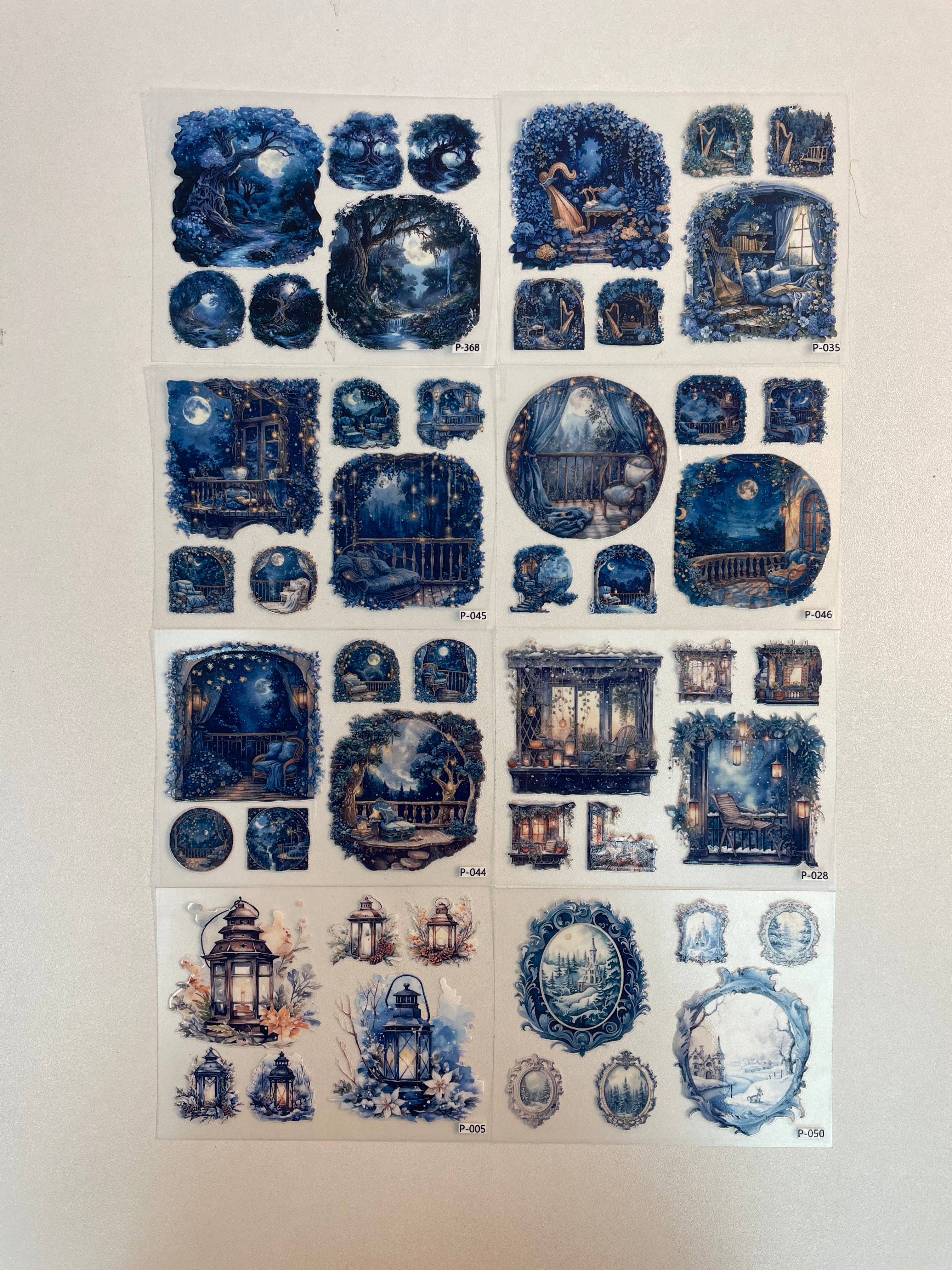 3D embossed stickers (B5 size, 12.5cm*9.5cm)