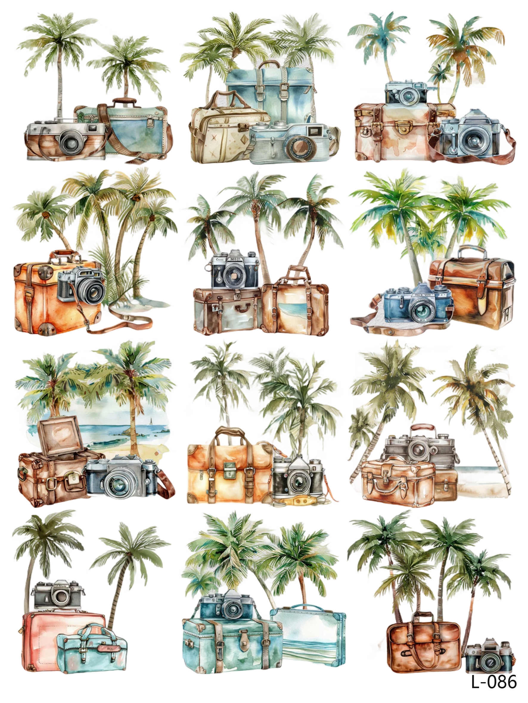 3D embossed stickers (A5 size, 15cm*20cm)