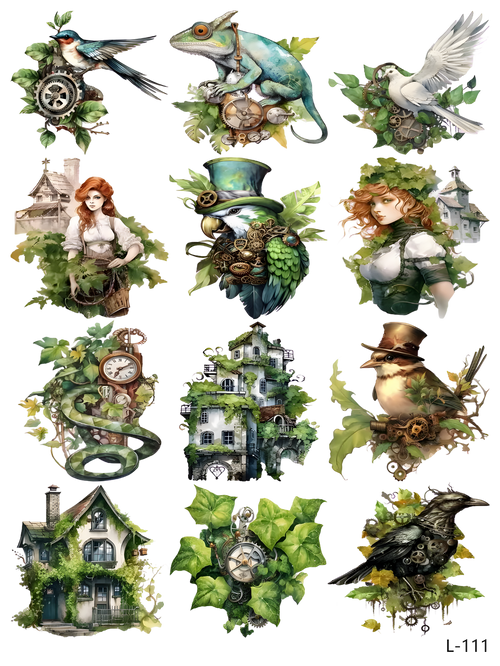 3D embossed stickers (A5 size, 15cm*20cm)