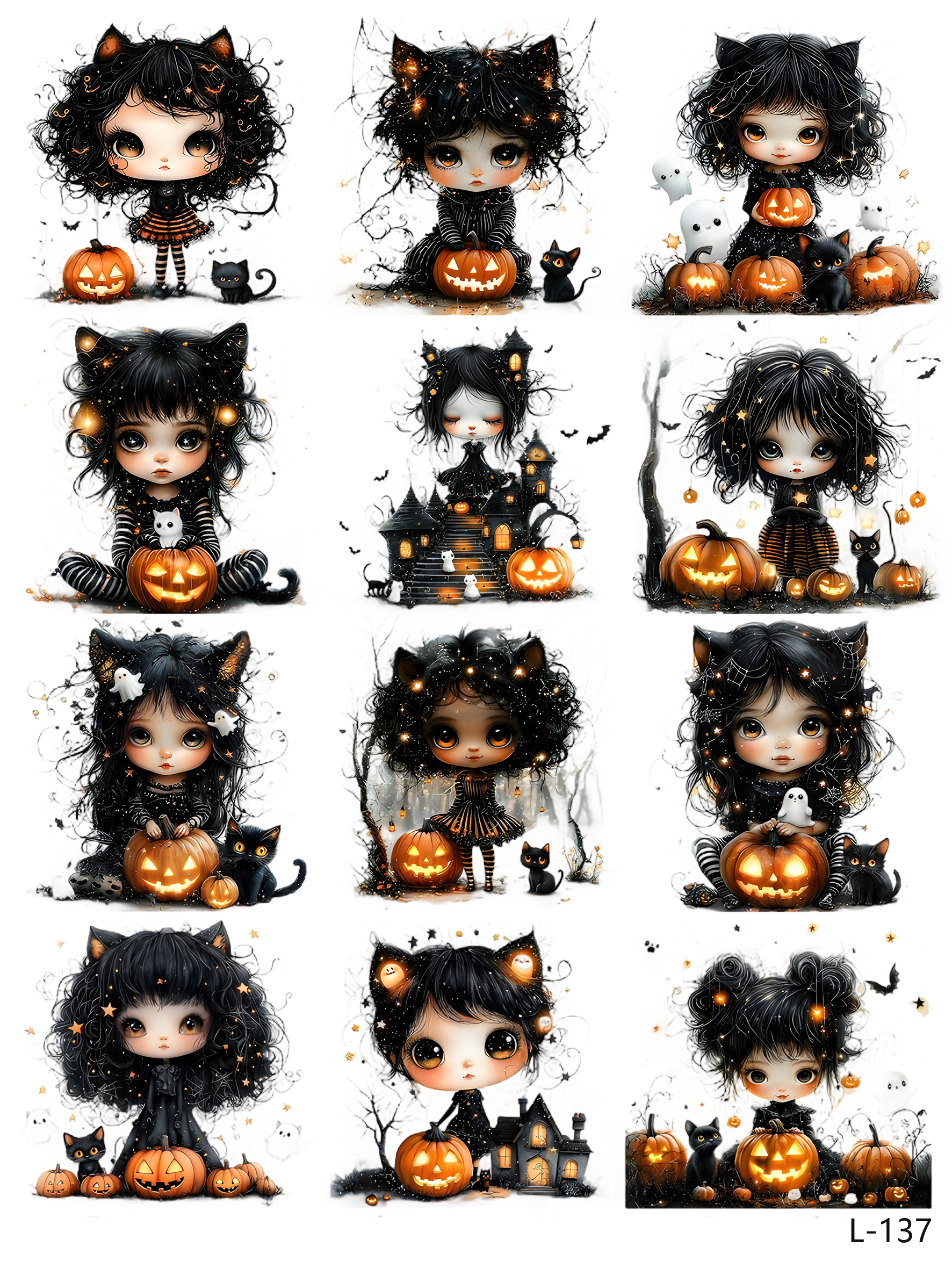 3D embossed stickers (A5 size, 15cm*20cm)