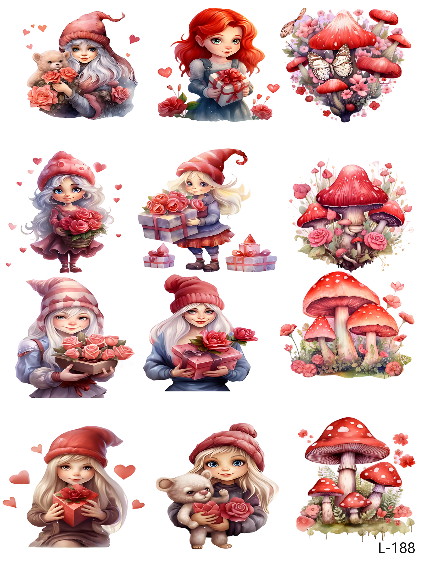 3D embossed stickers (A5 size, 15cm*20cm)