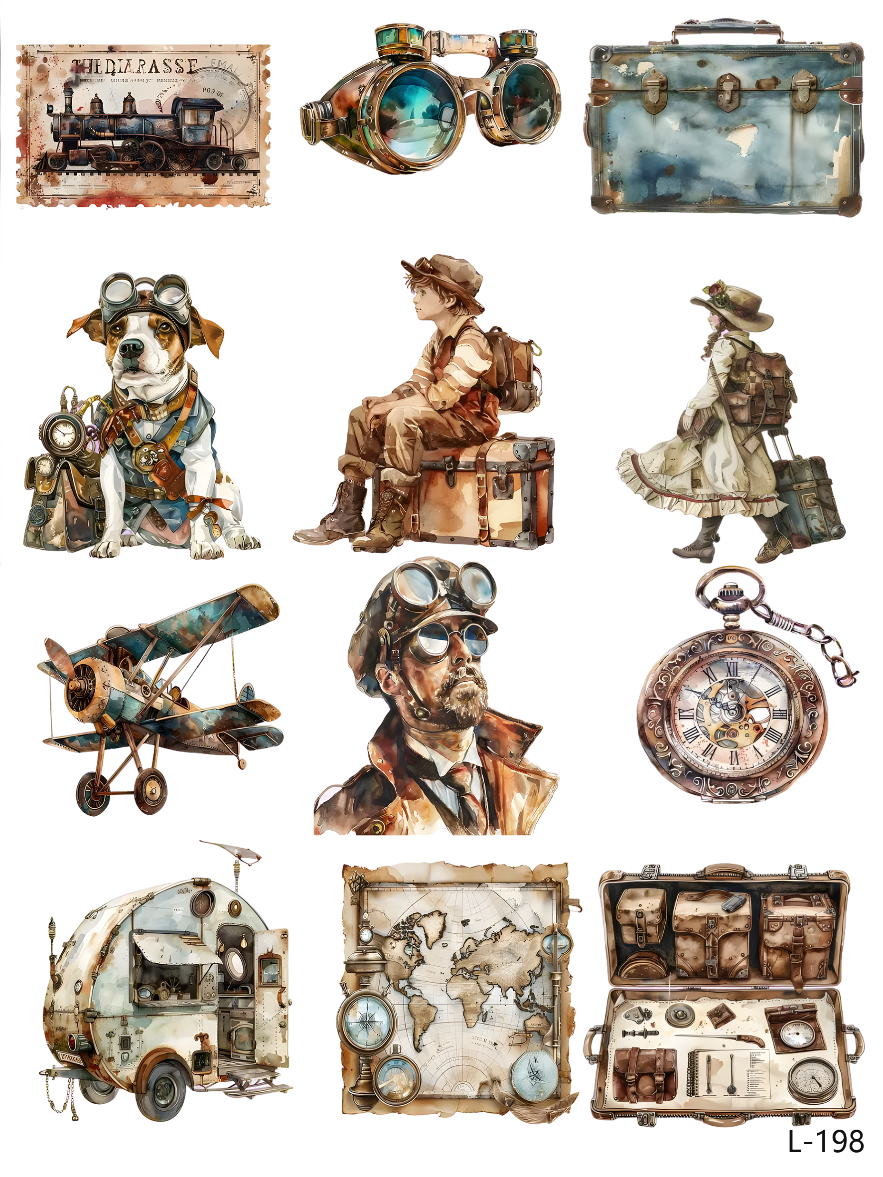 3D embossed stickers (A5 size, 15cm*20cm)