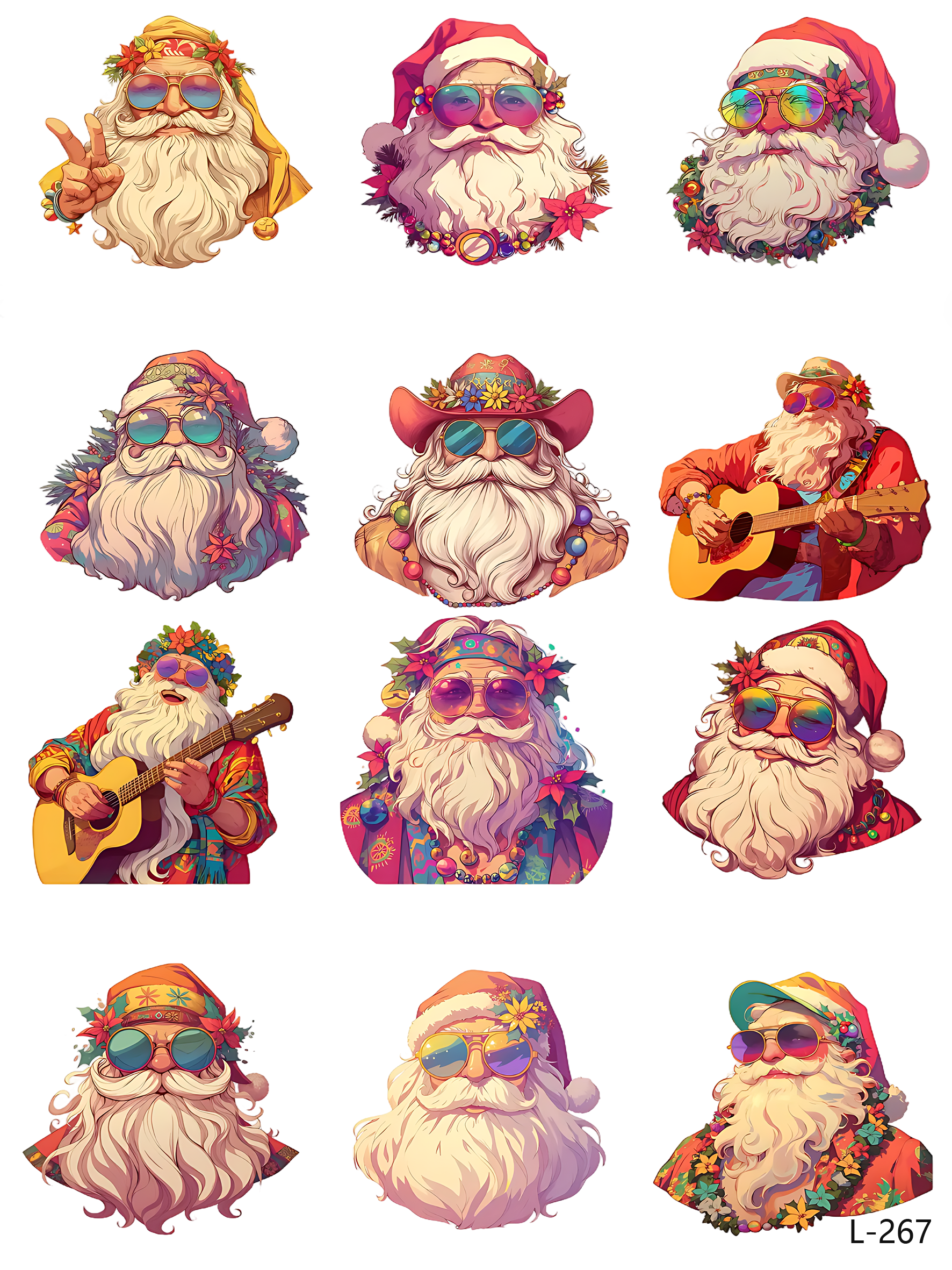 3D embossed stickers (A5 size, 15cm*20cm)