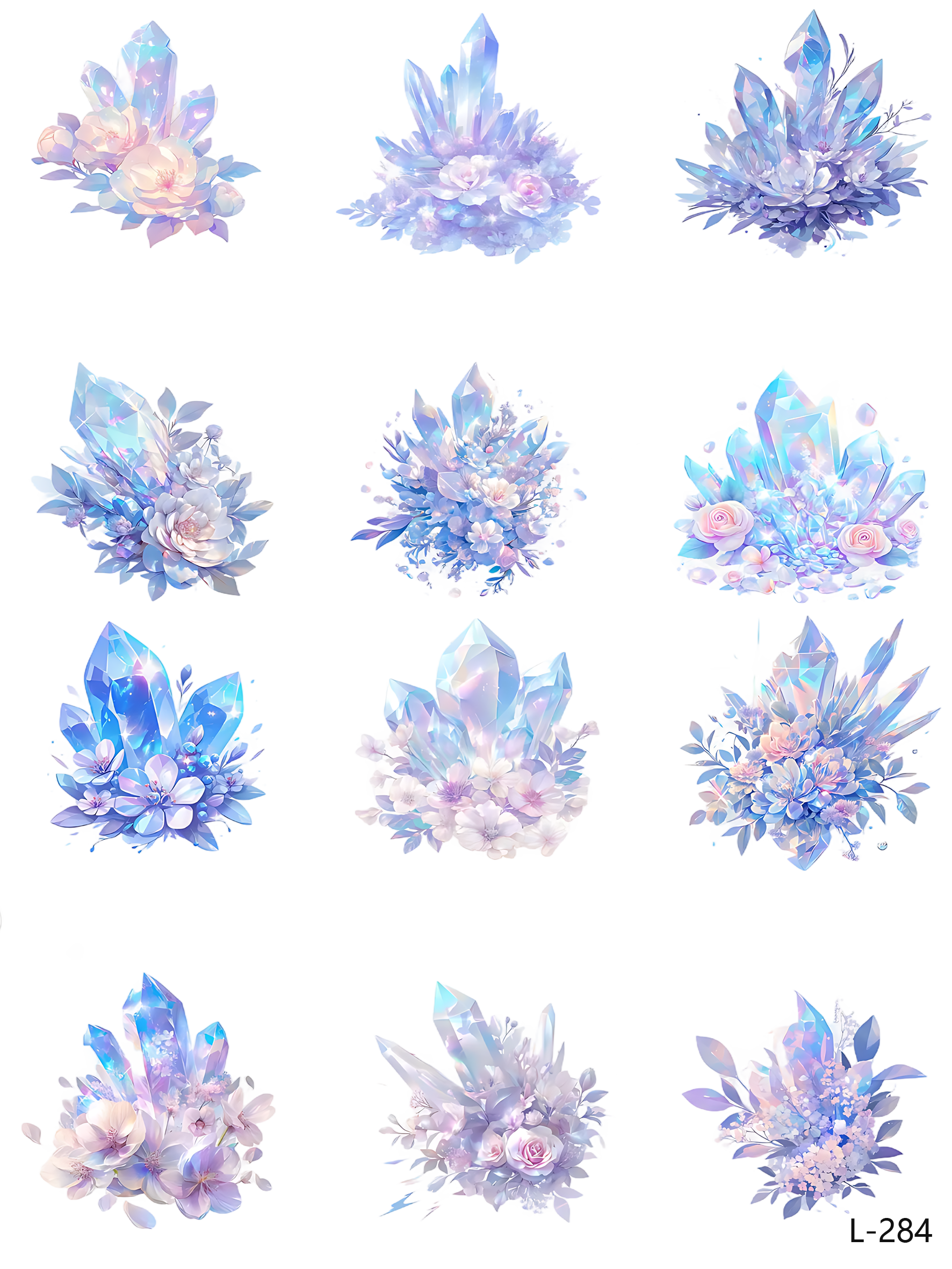 3D embossed stickers (A5 size, 15cm*20cm)