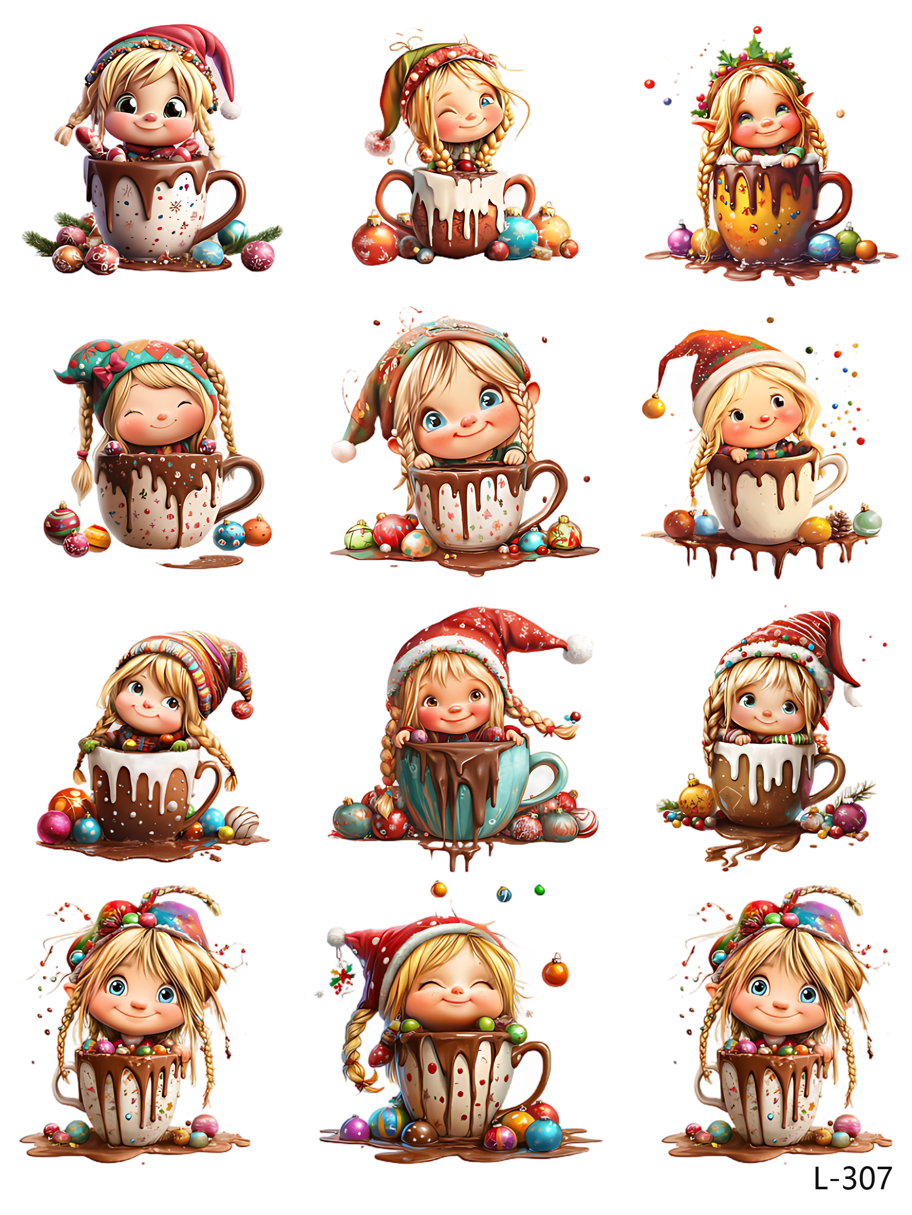 3D embossed stickers (A5 size, 15cm*20cm)