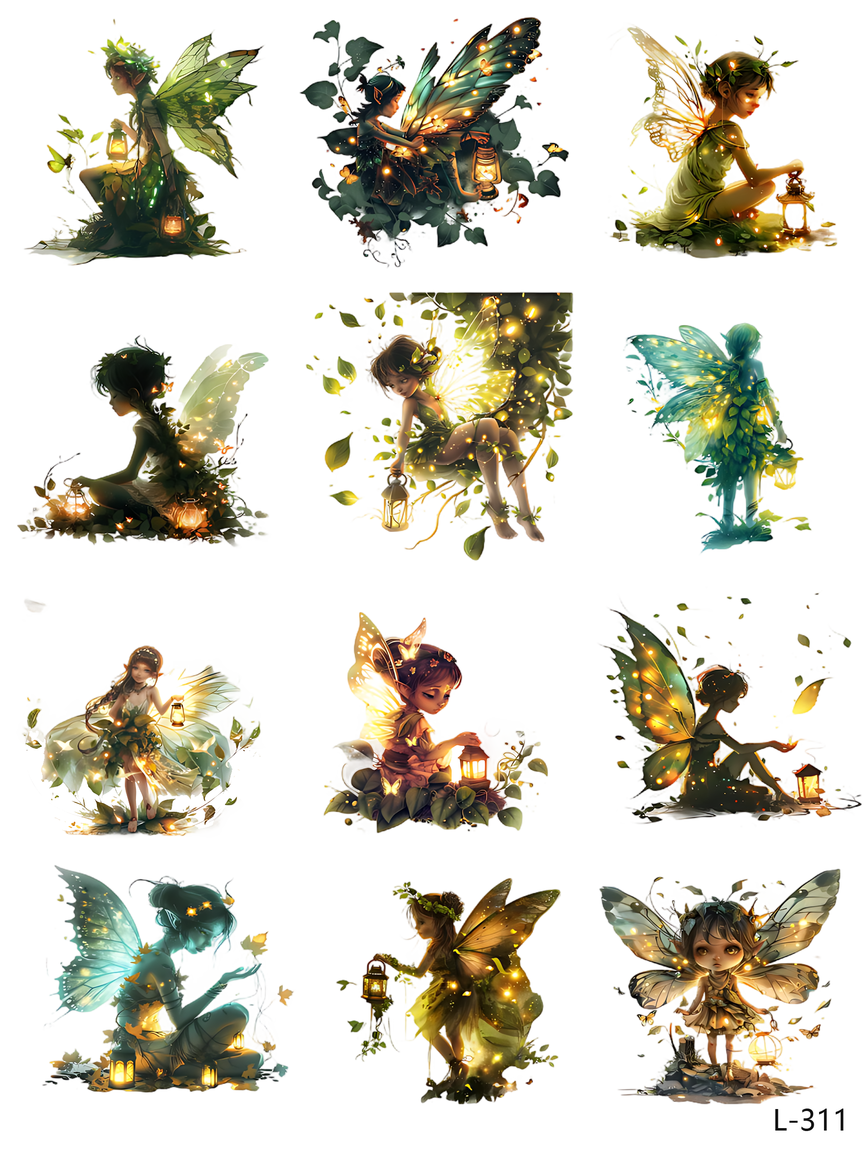 3D embossed stickers (A5 size, 15cm*20cm)
