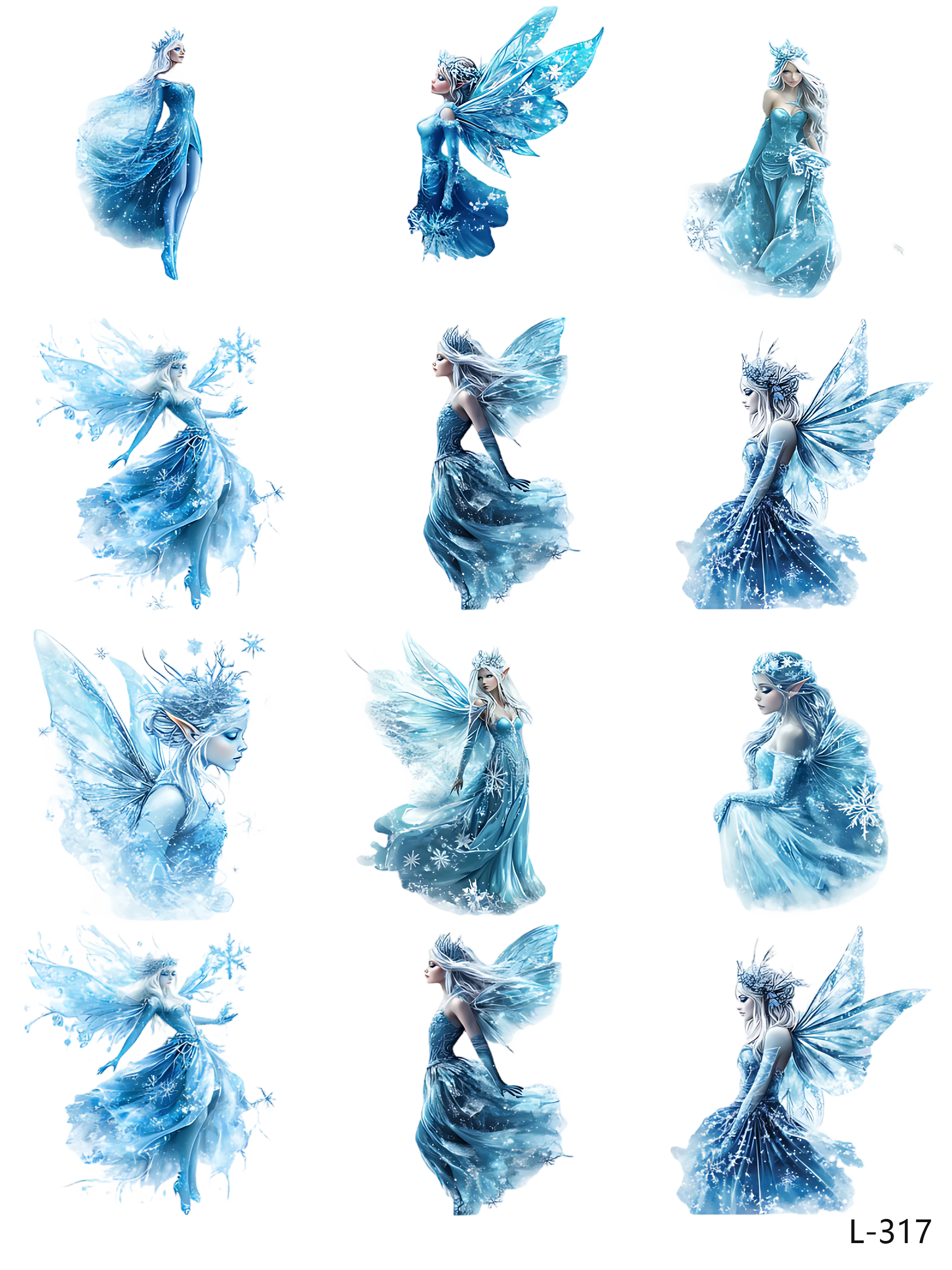 3D embossed stickers (A5 size, 15cm*20cm)