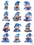 3D embossed stickers (A5 size, 15cm*20cm)