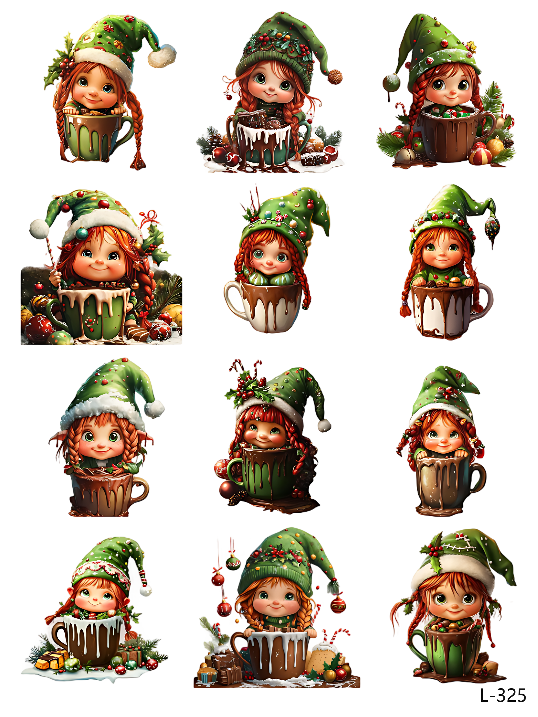 3D embossed stickers (A5 size, 15cm*20cm)