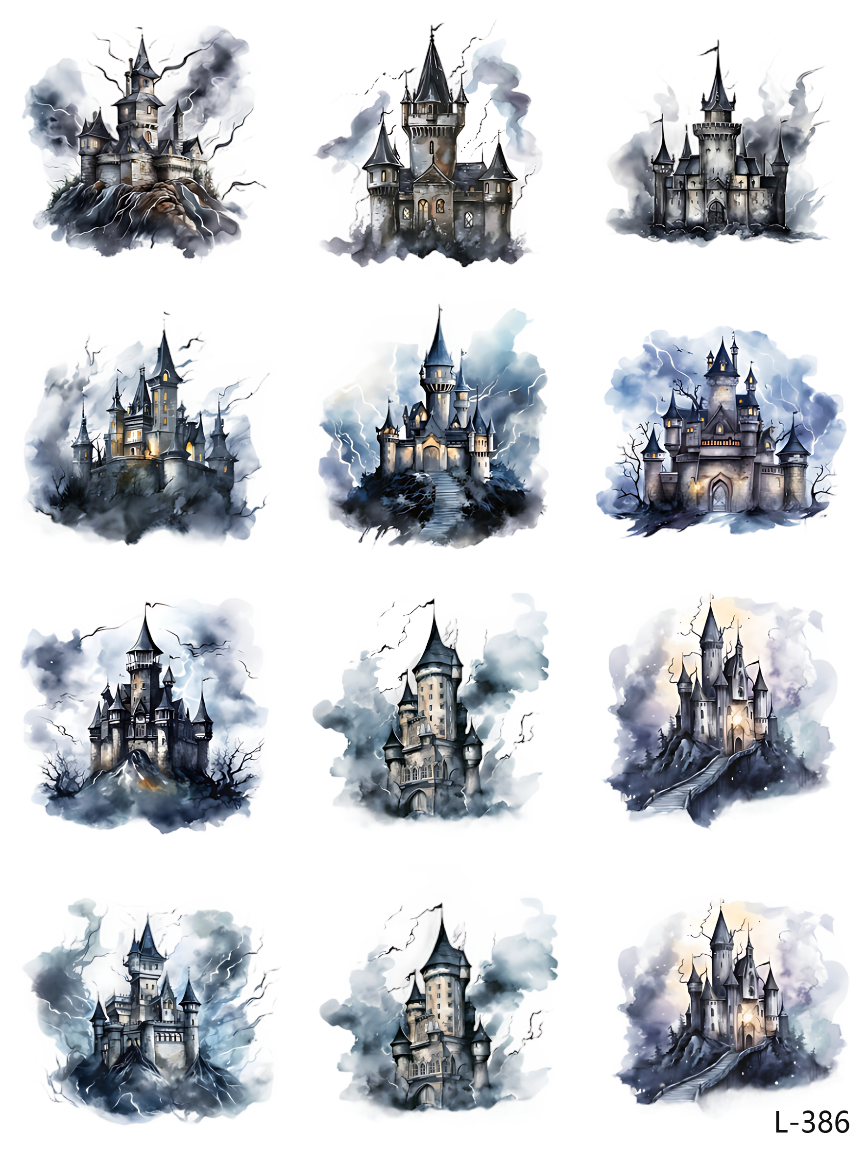 3D embossed stickers (A5 size, 15cm*20cm)