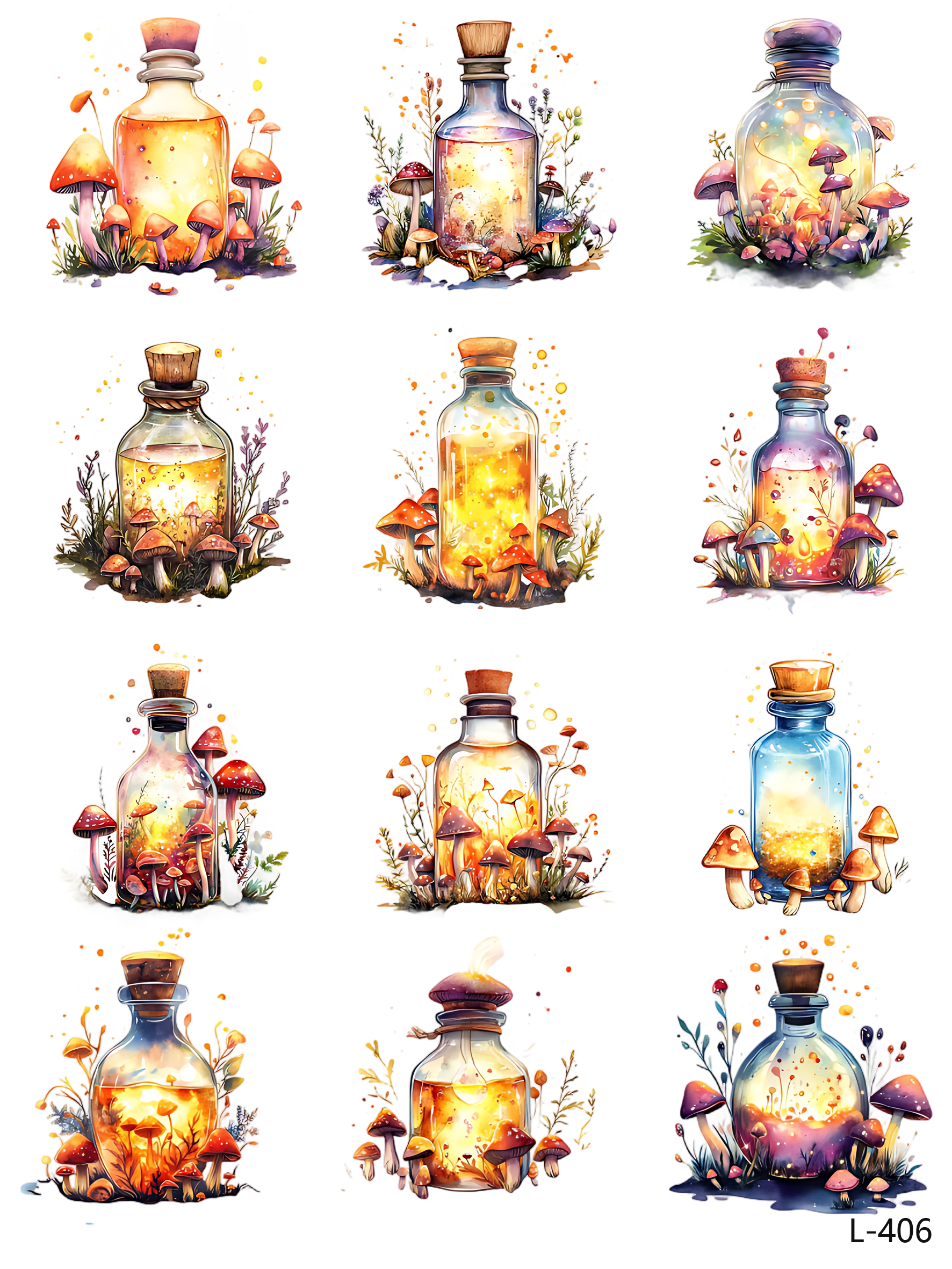 3D embossed stickers (A5 size, 15cm*20cm)