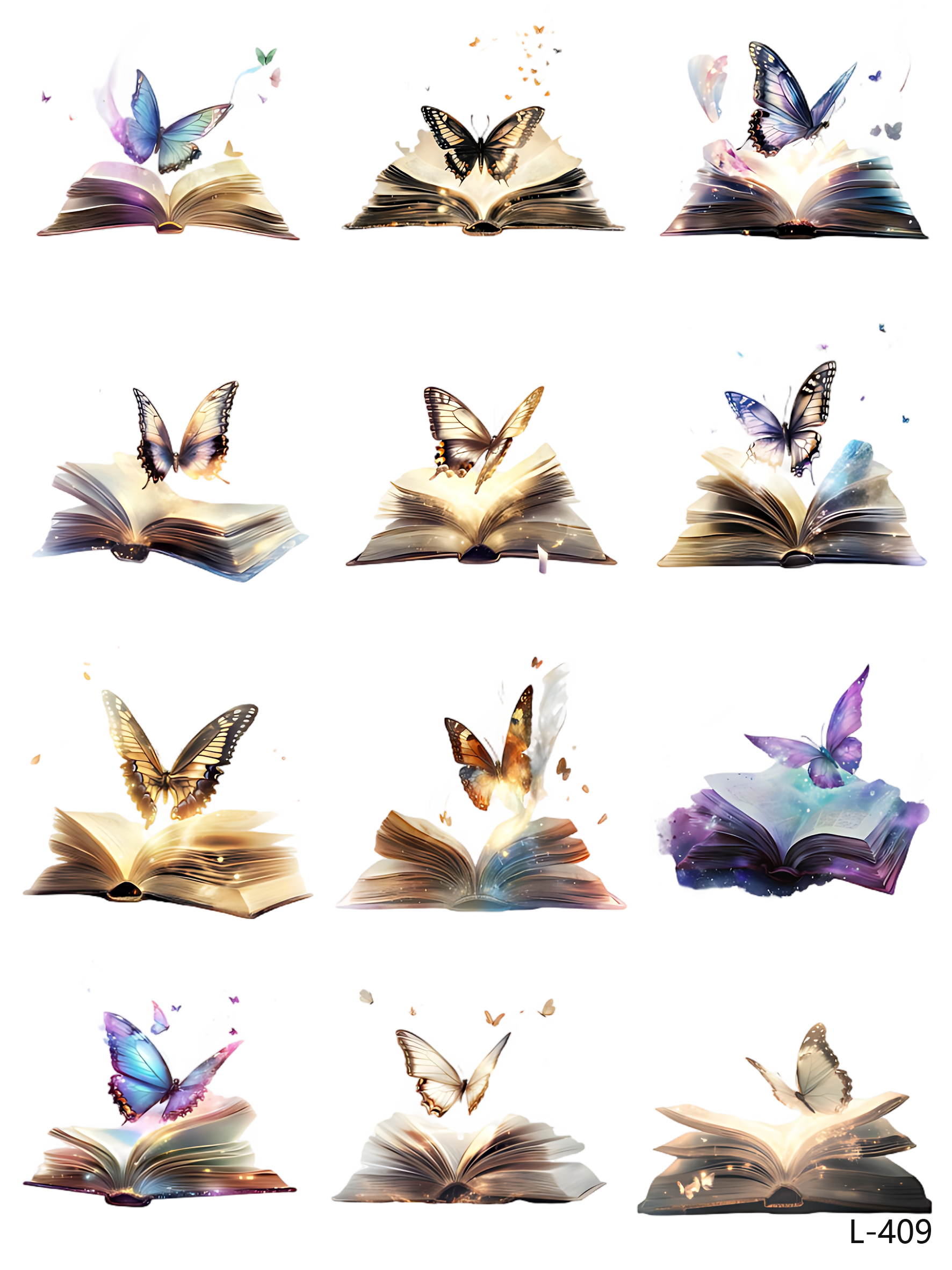 3D embossed stickers (A5 size, 15cm*20cm)