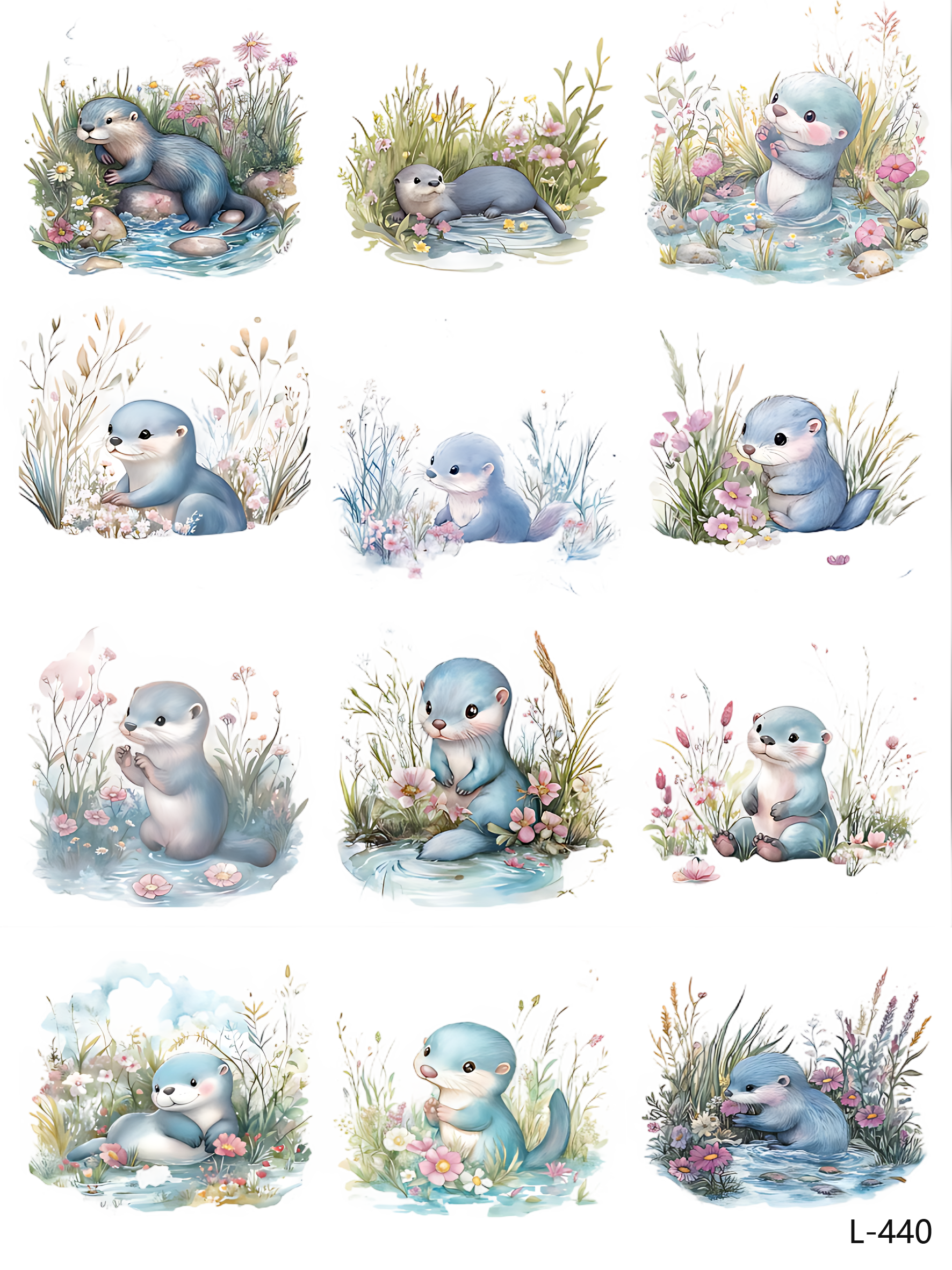 3D embossed stickers (A5 size, 15cm*20cm)