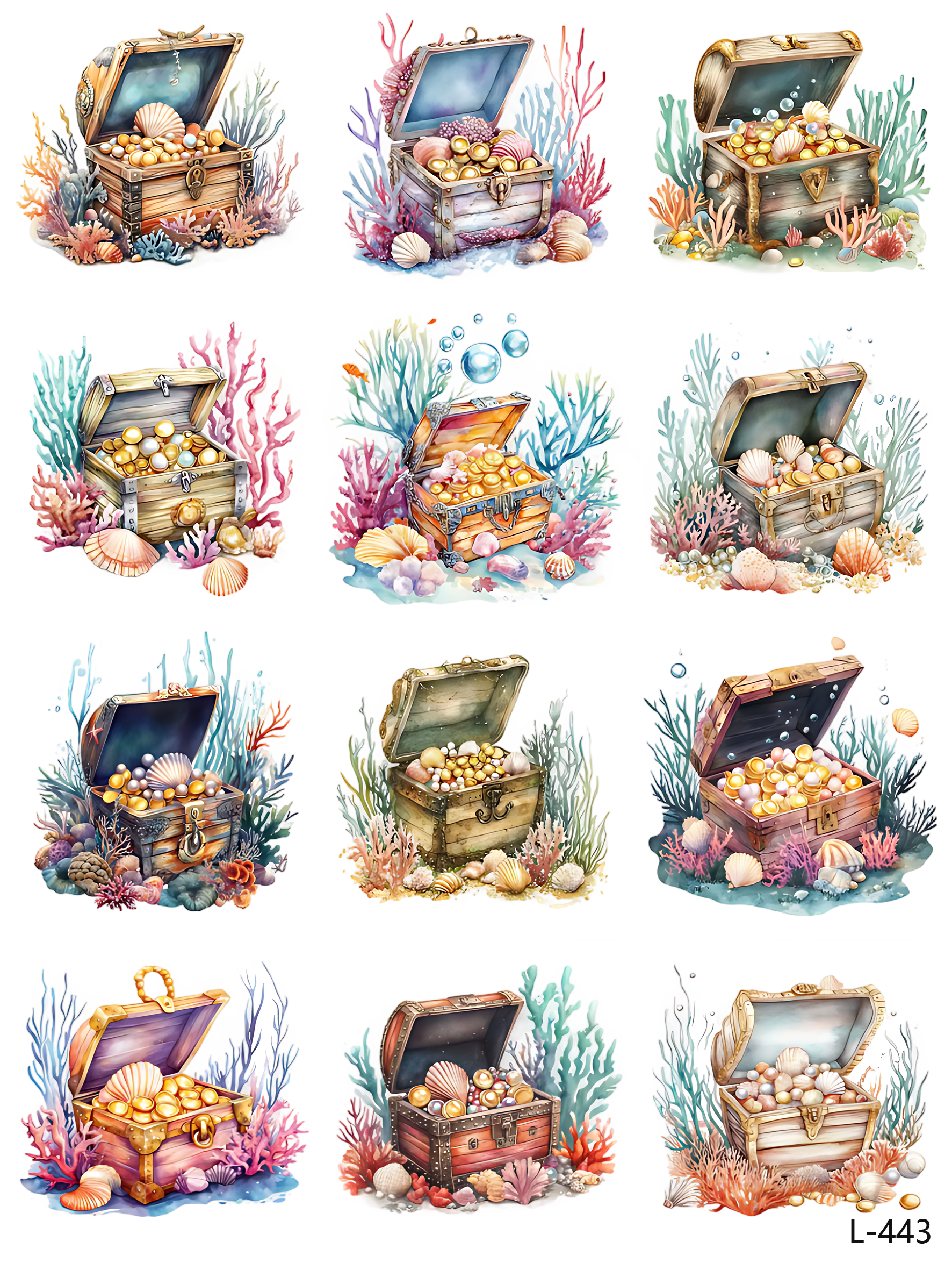 3D embossed stickers (A5 size, 15cm*20cm)