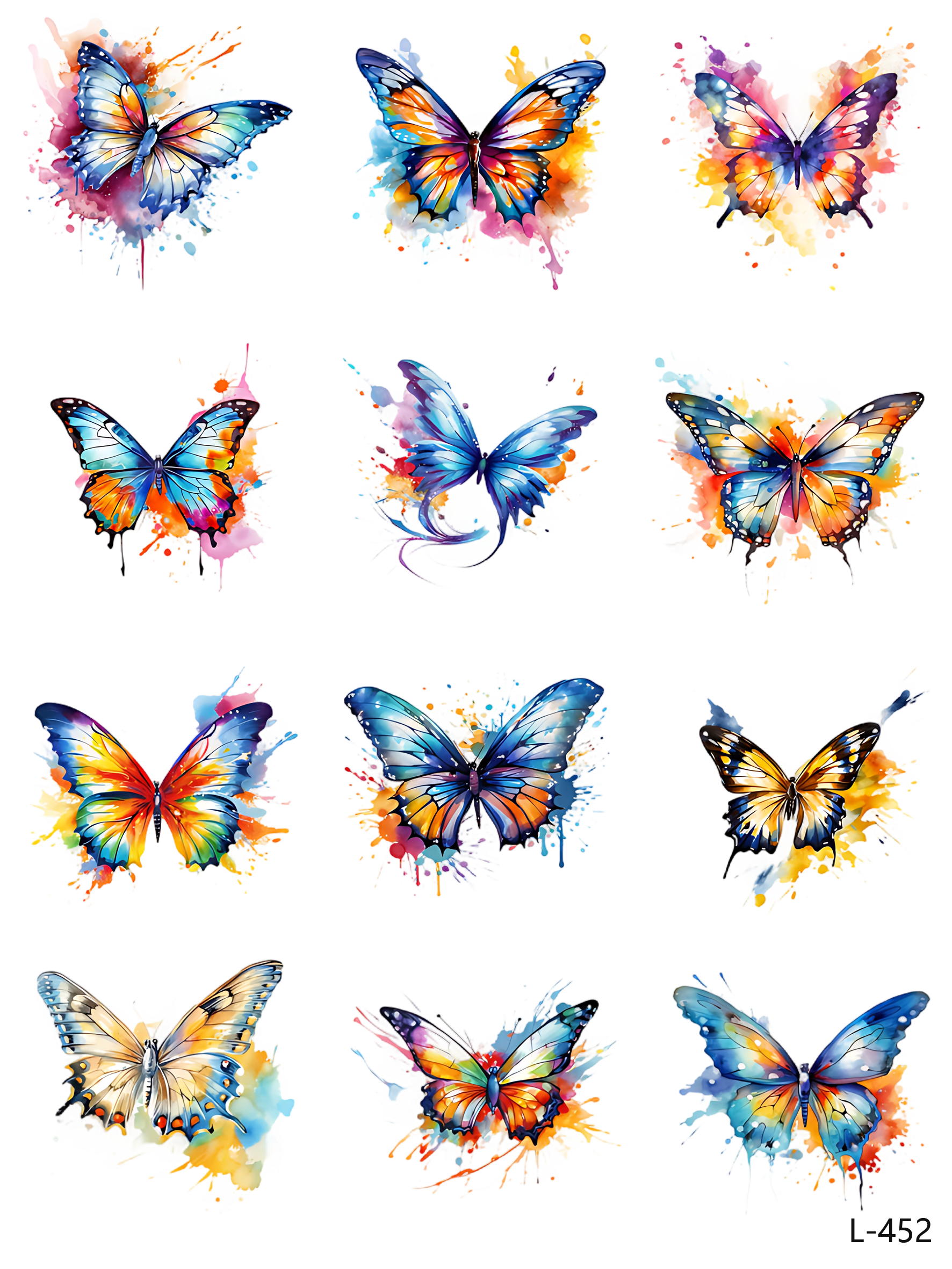 3D embossed stickers (A5 size, 15cm*20cm)