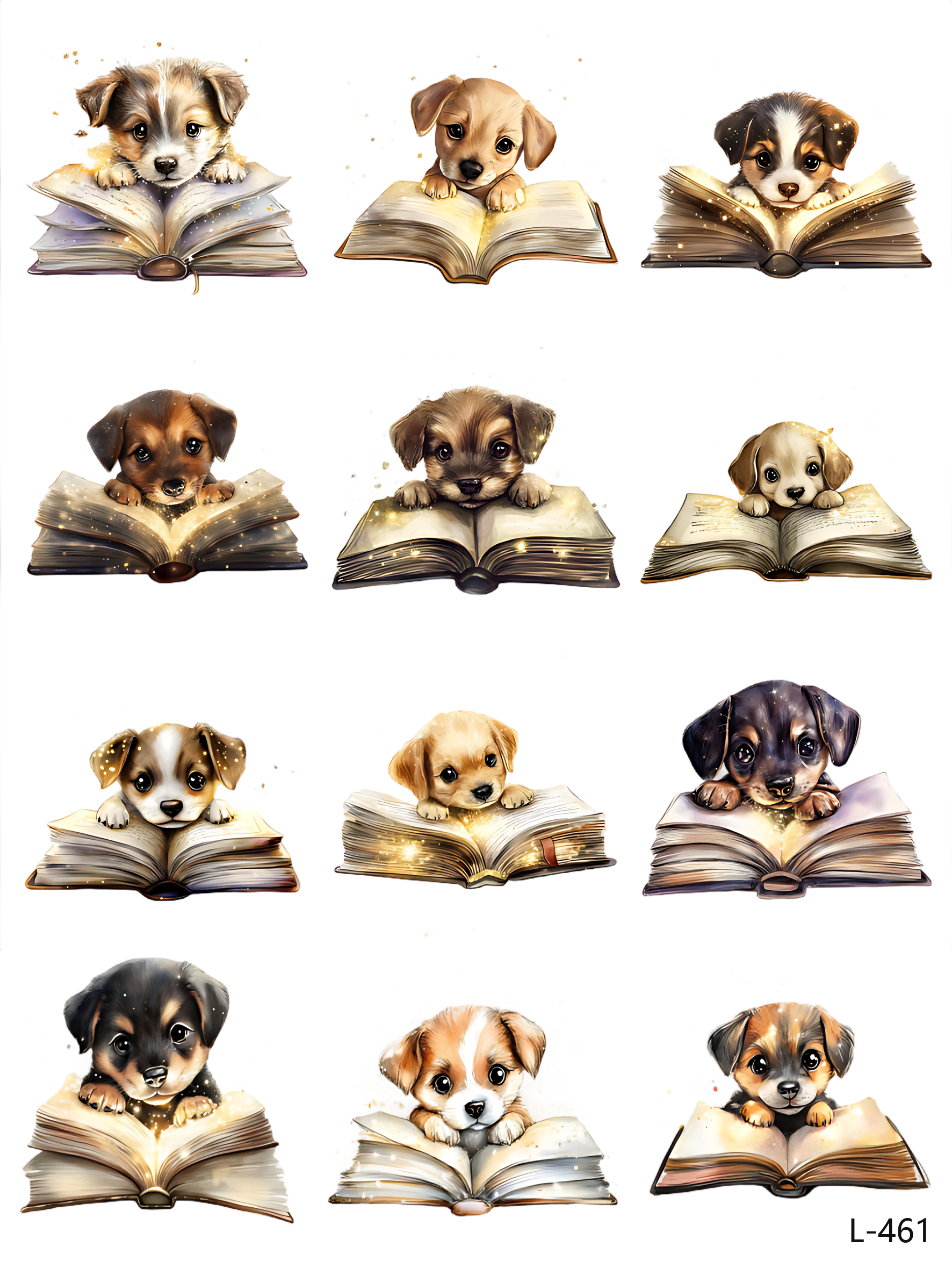 3D embossed stickers (A5 size, 15cm*20cm)
