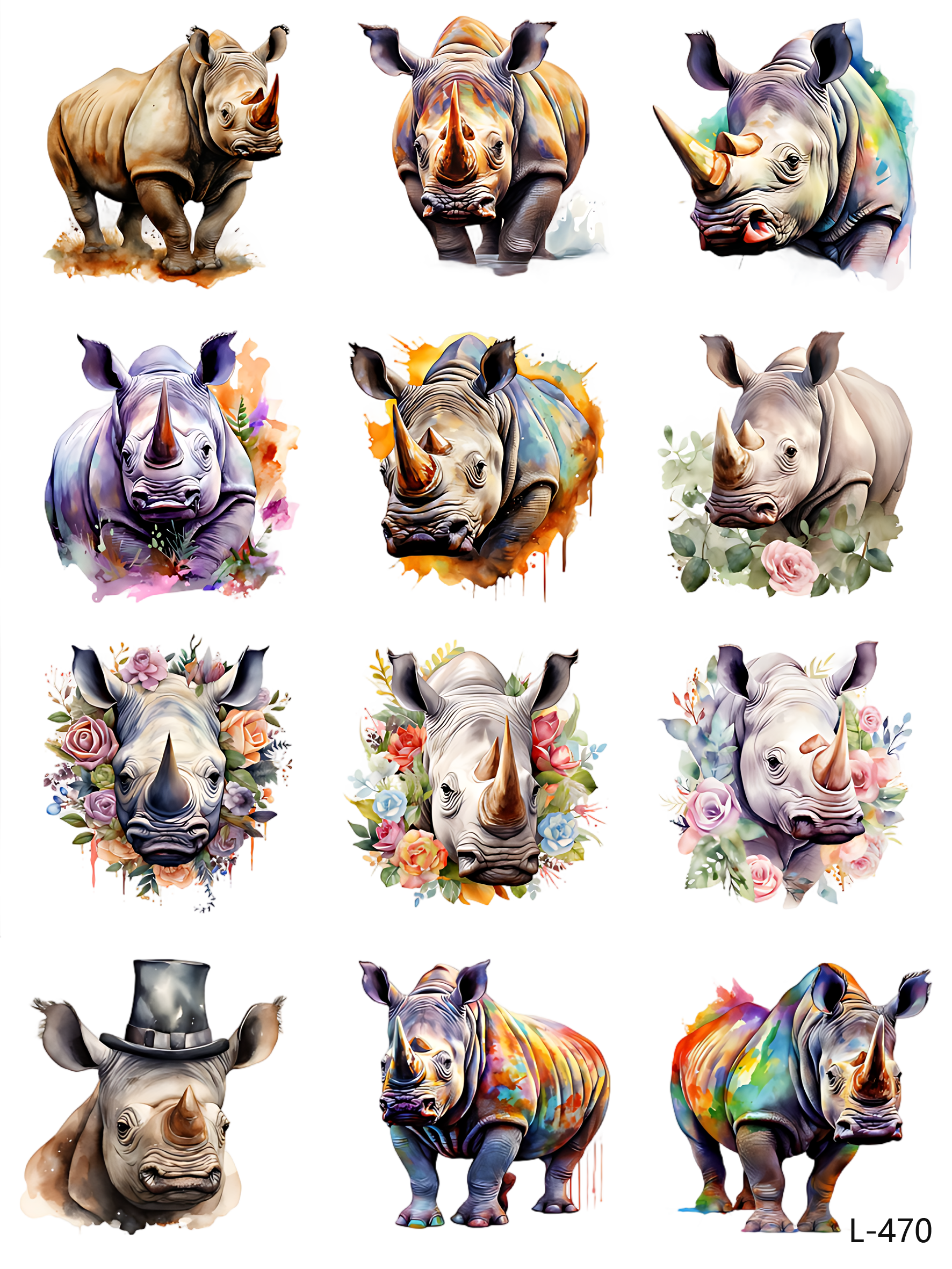 3D embossed stickers (A5 size, 15cm*20cm)