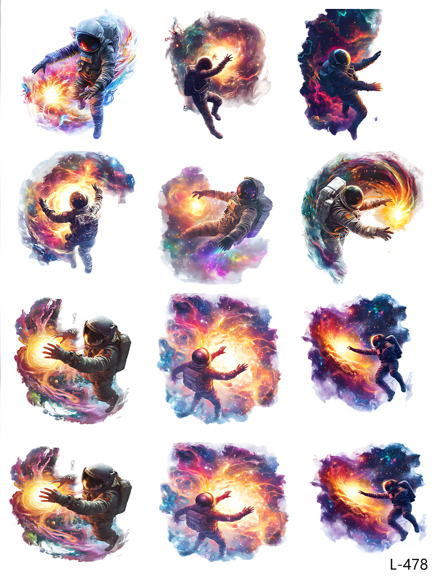 3D embossed stickers (A5 size, 15cm*20cm)