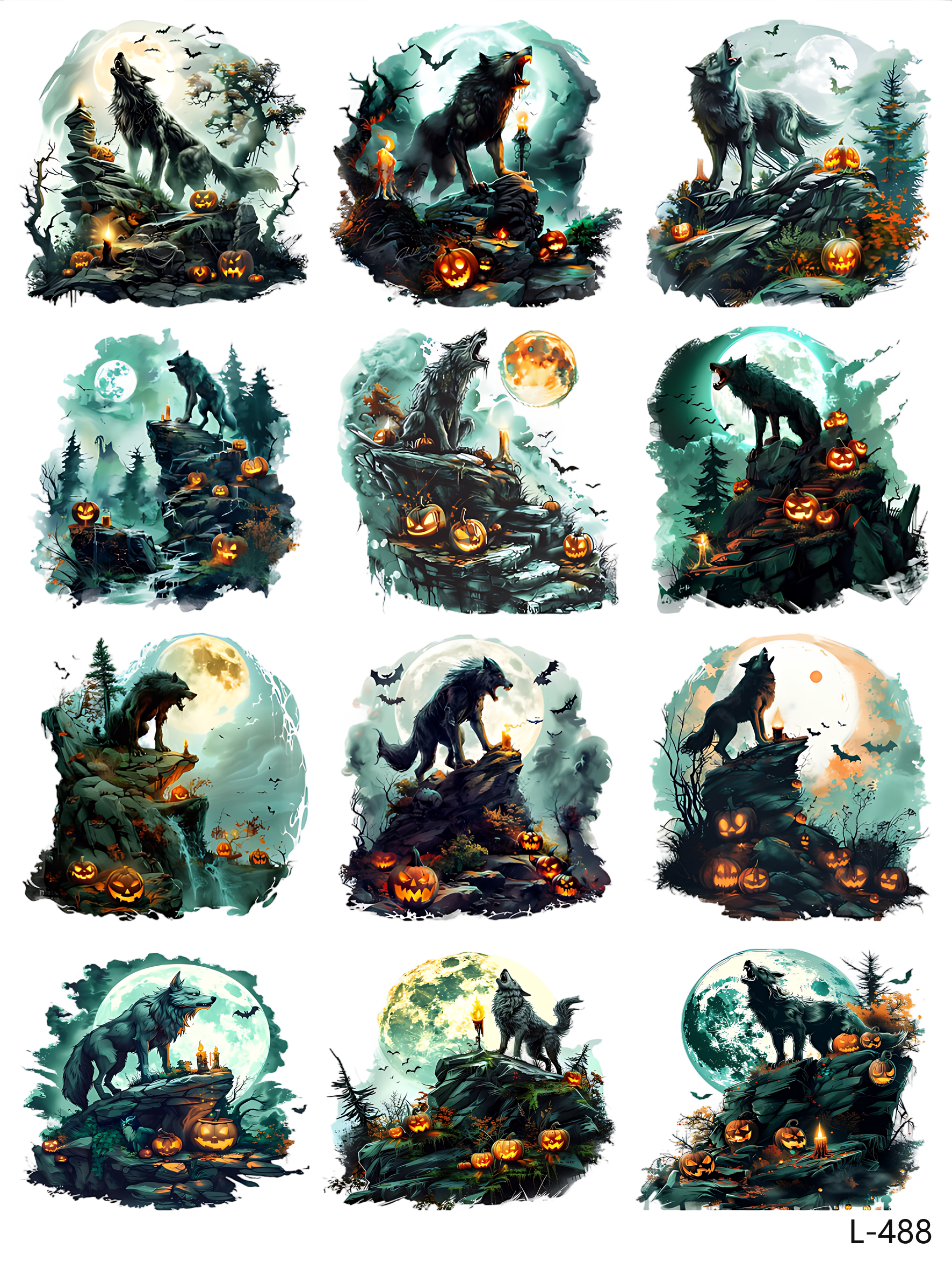 3D embossed stickers (A5 size, 15cm*20cm)