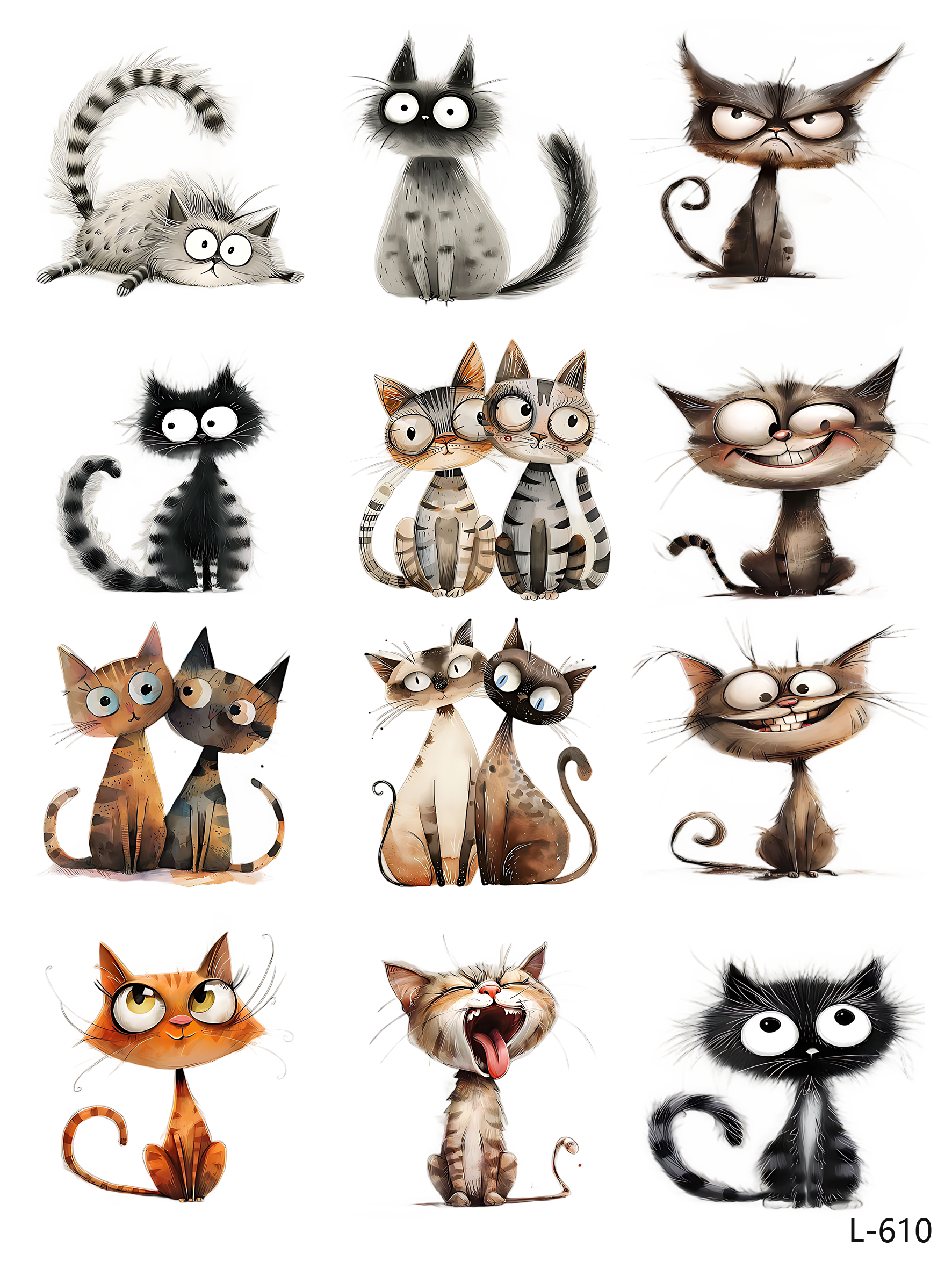 3D embossed stickers (A5 size, 15cm*20cm)