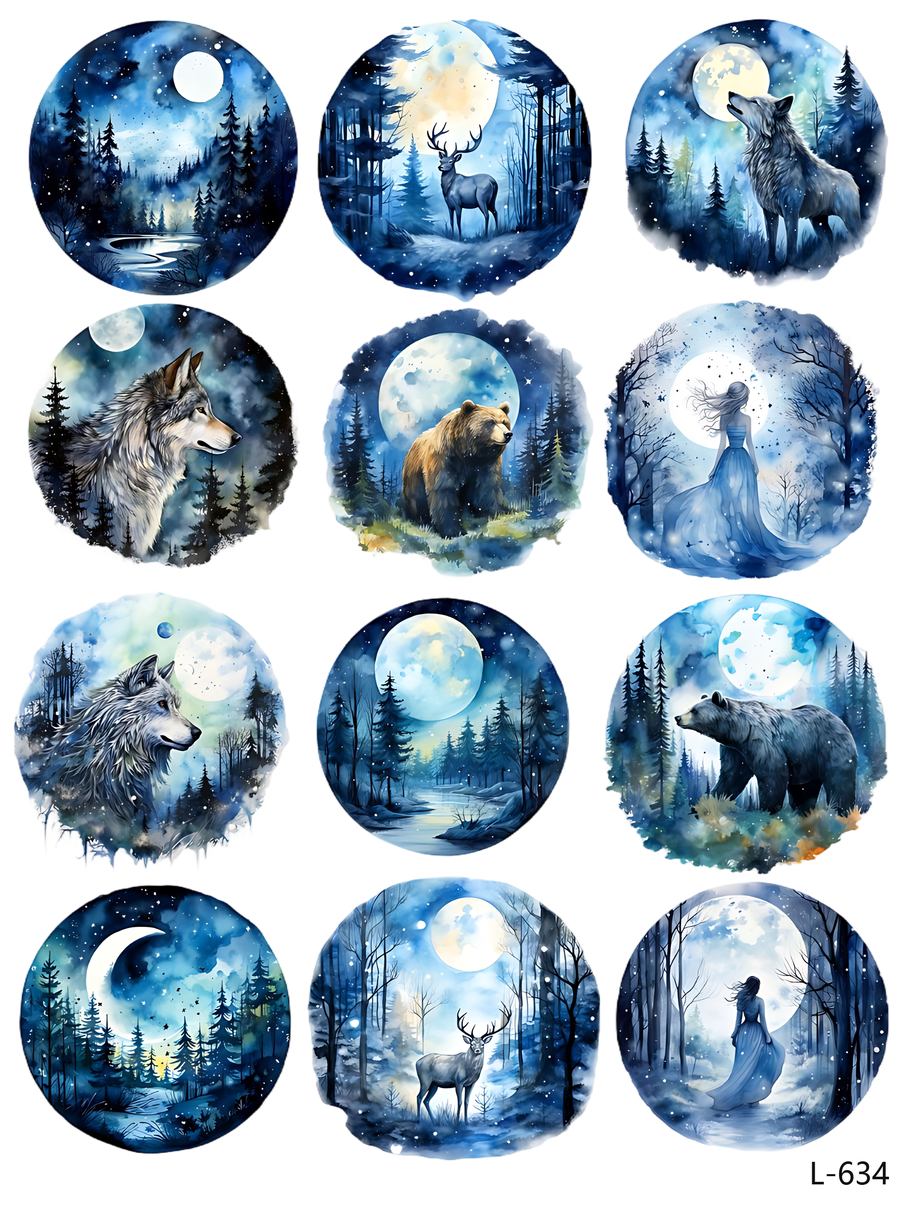3D embossed stickers (A5 size, 15cm*20cm)