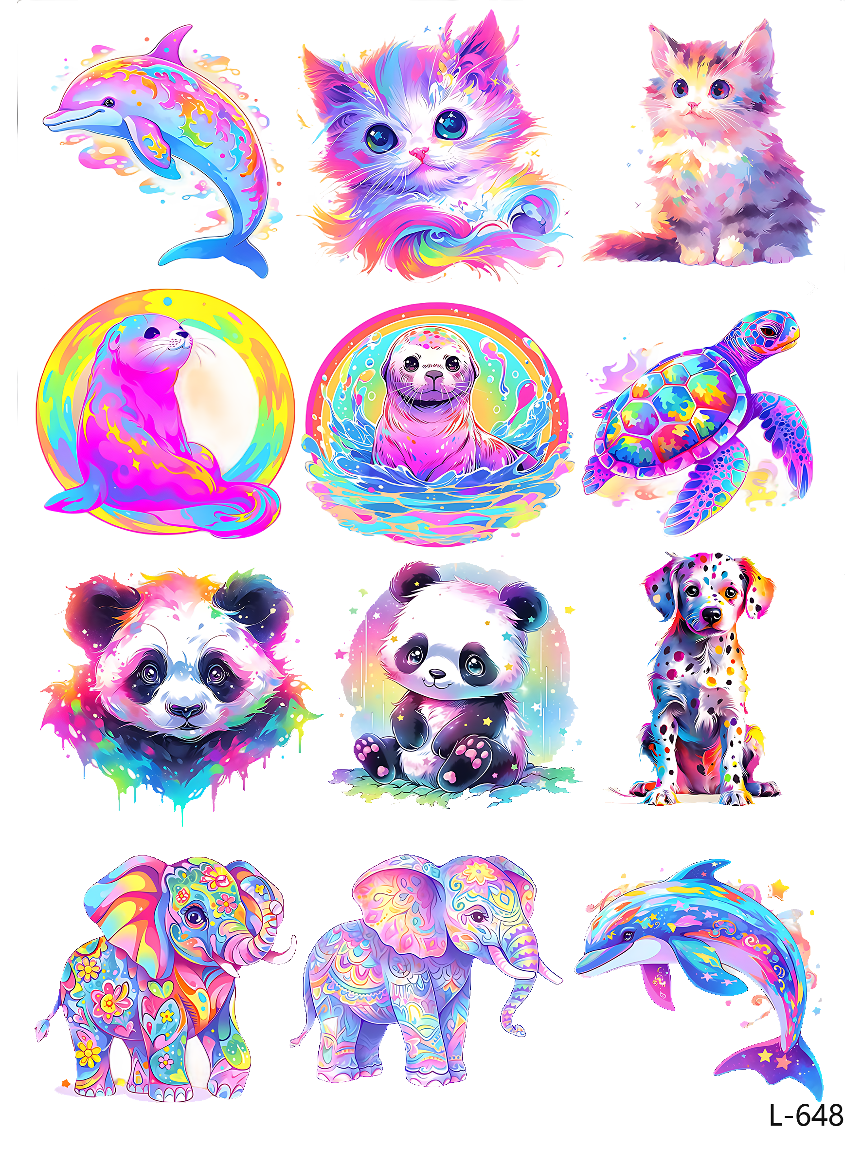 3D embossed stickers (A5 size, 15cm*20cm)