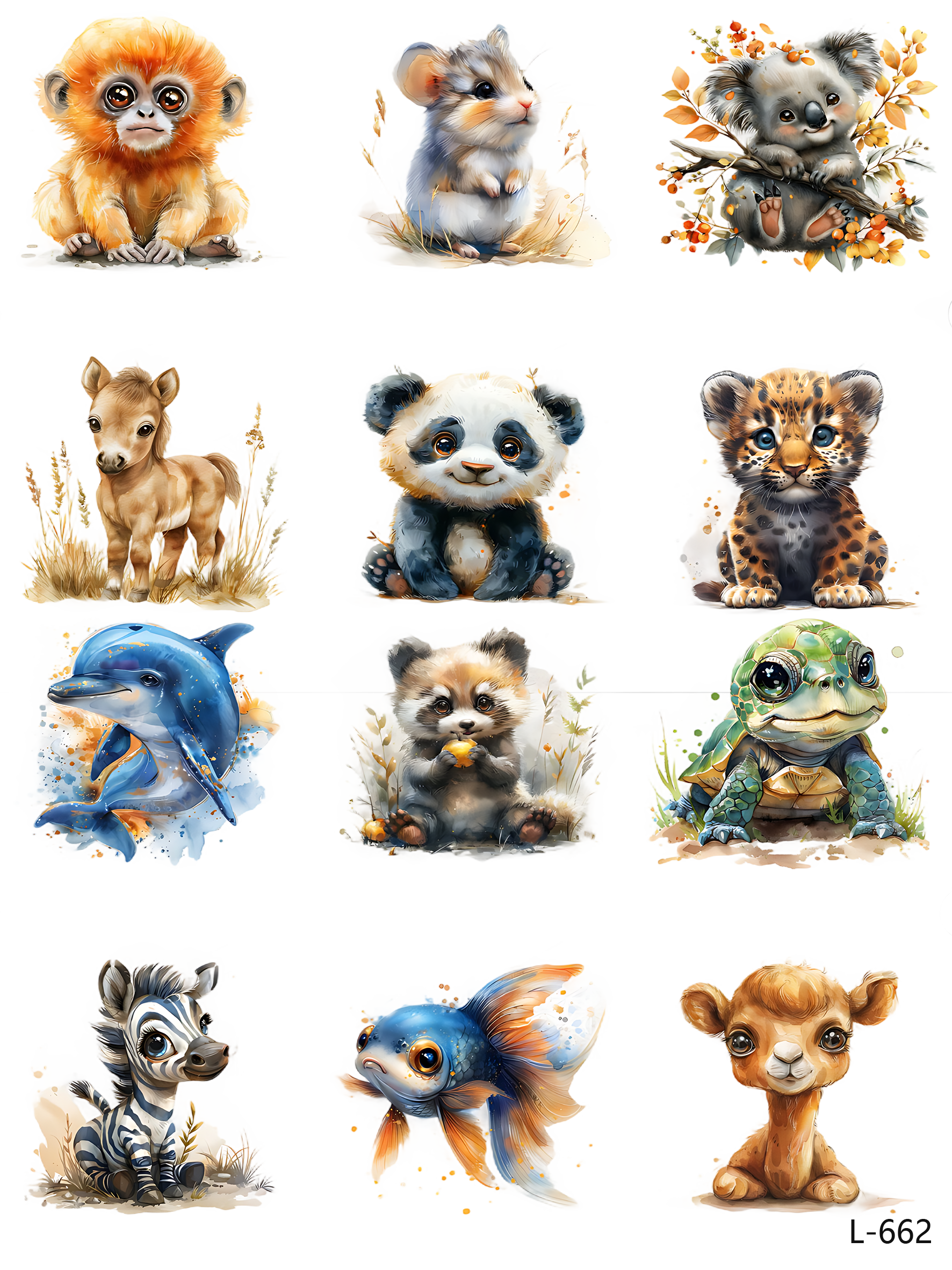 3D embossed stickers (A5 size, 15cm*20cm)