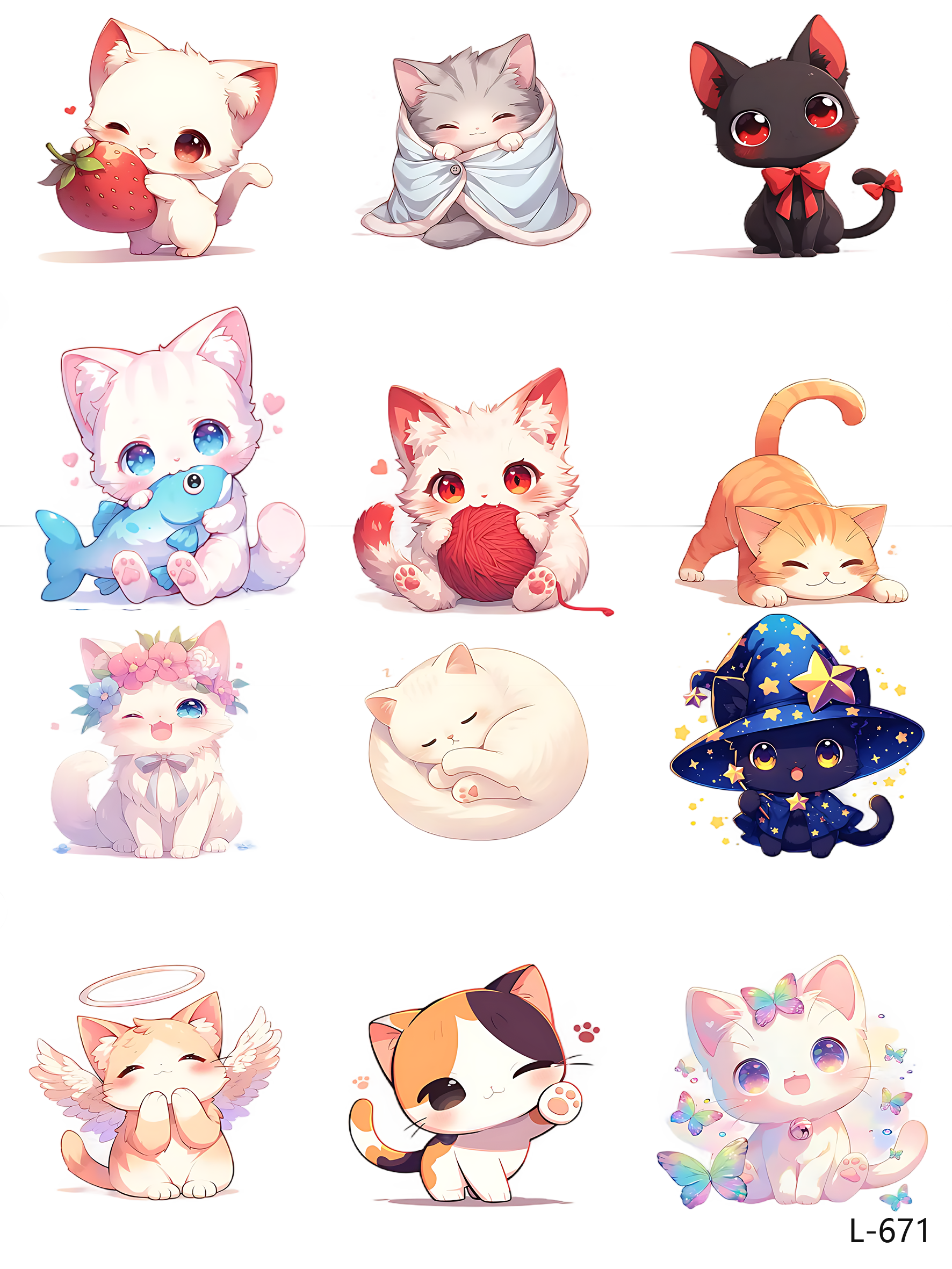 3D embossed stickers (A5 size, 15cm*20cm)