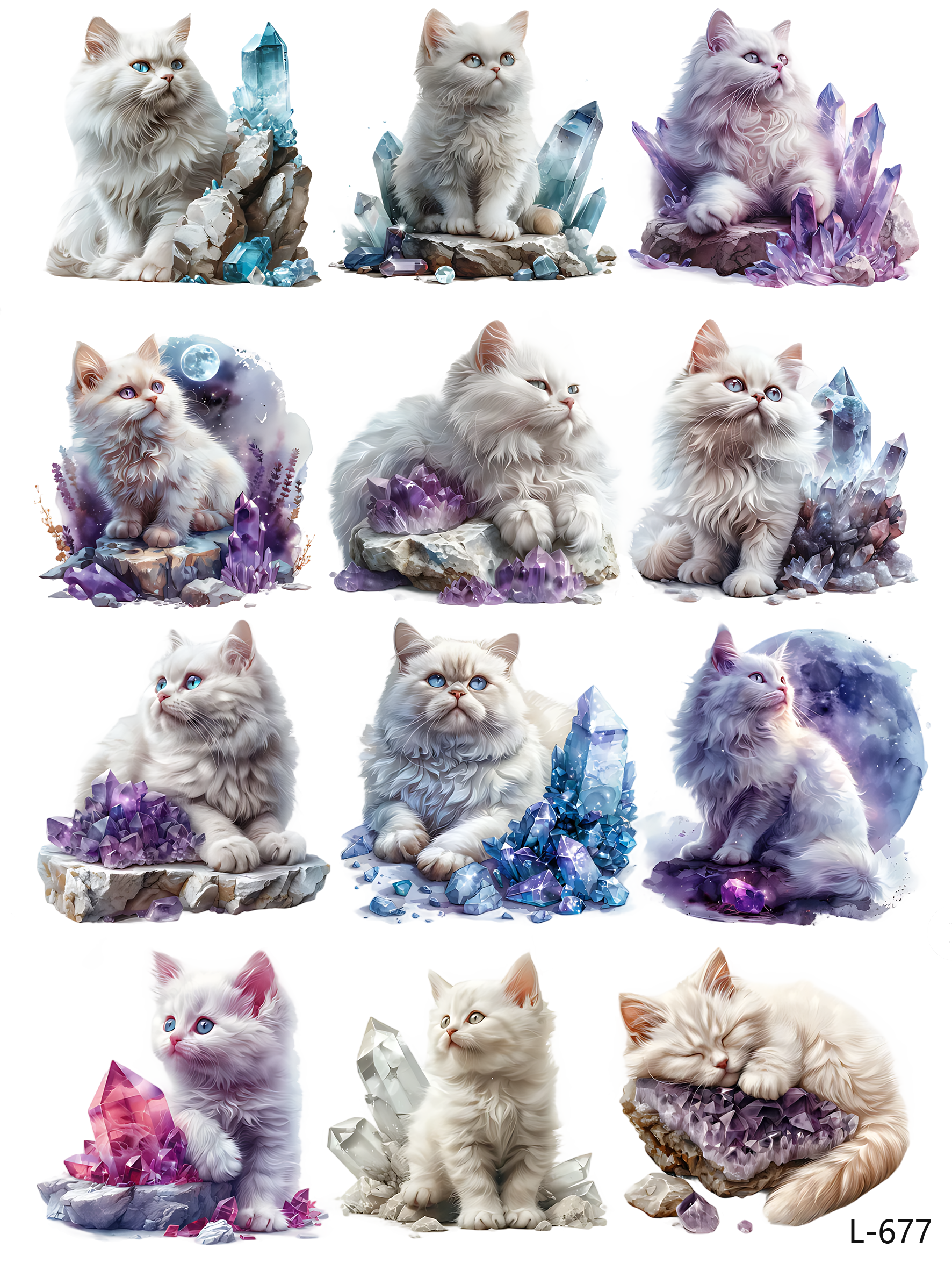 3D embossed stickers (A5 size, 15cm*20cm)