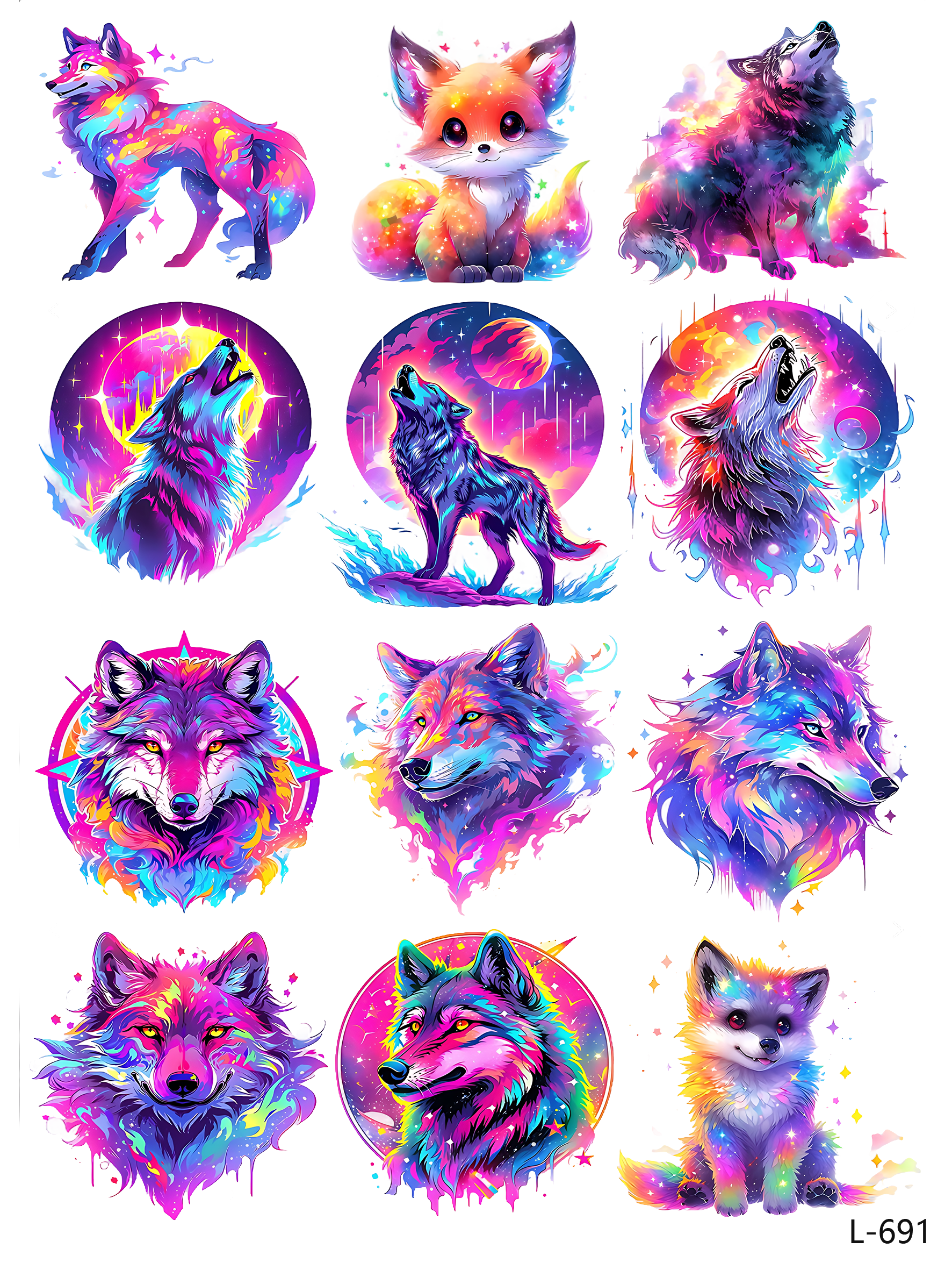 3D embossed stickers (A5 size, 15cm*20cm)