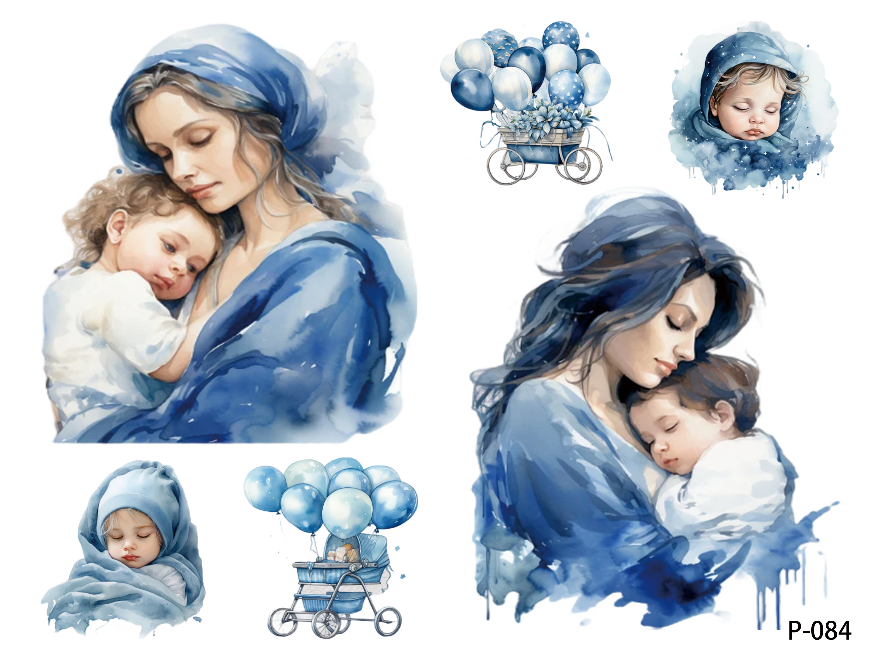 3D embossed stickers (B5 size, 12.5cm*9.5cm)