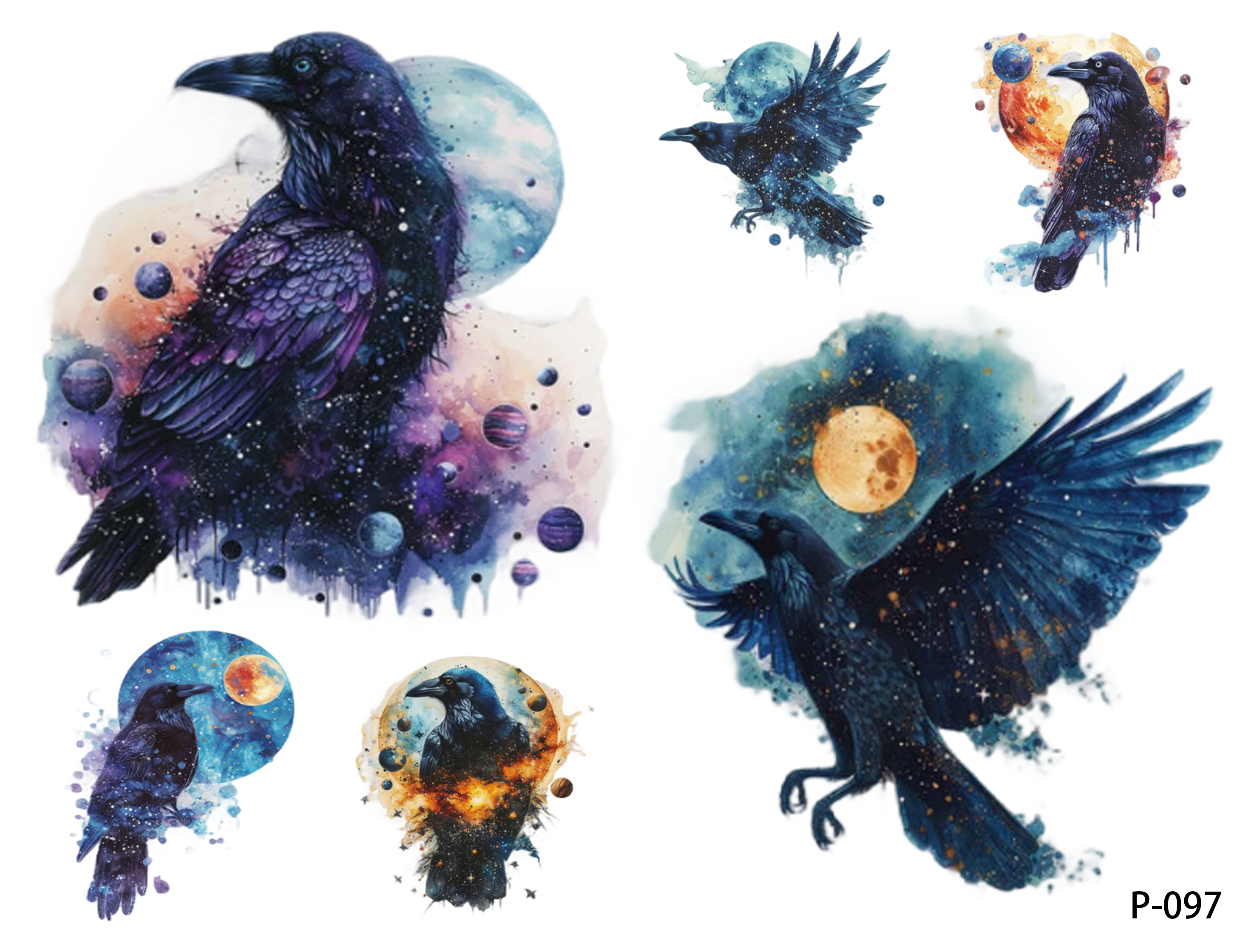 3D embossed stickers (B5 size, 12.5cm*9.5cm)
